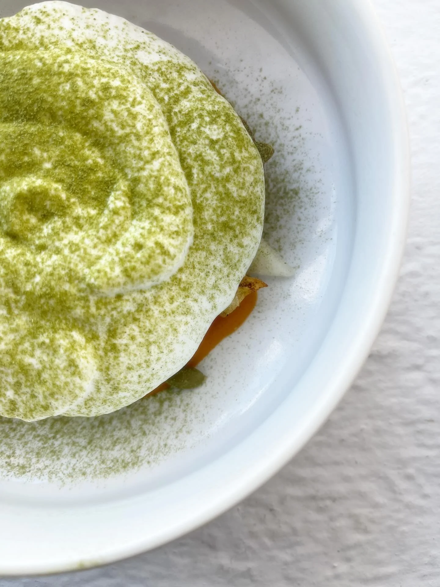 Cabrales cheese: celeriac, yam, potato, butternut, pear, celery, pumpkin seeds, dried shallot scape. On tomorrow