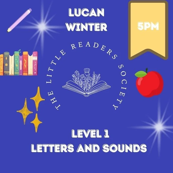 LUCAN WINTER: Level 1, Letters and Sounds (5 CLASS) 5PM