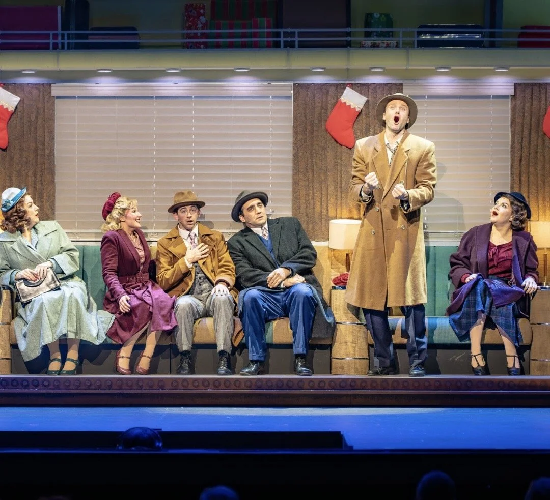 WHITE CHRISTMAS - Mrs Snoring Man (Right)