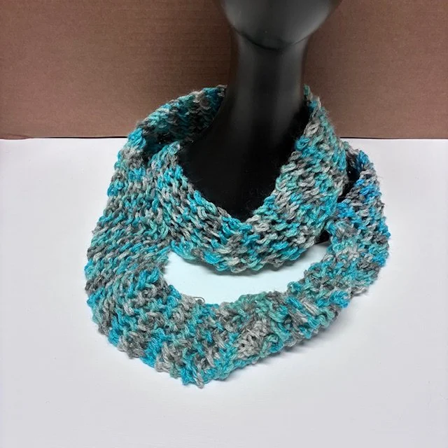 Chic Hand-Knit Infinity Scarf