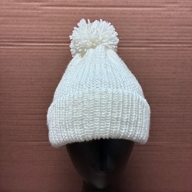 White Sparkle Beanie