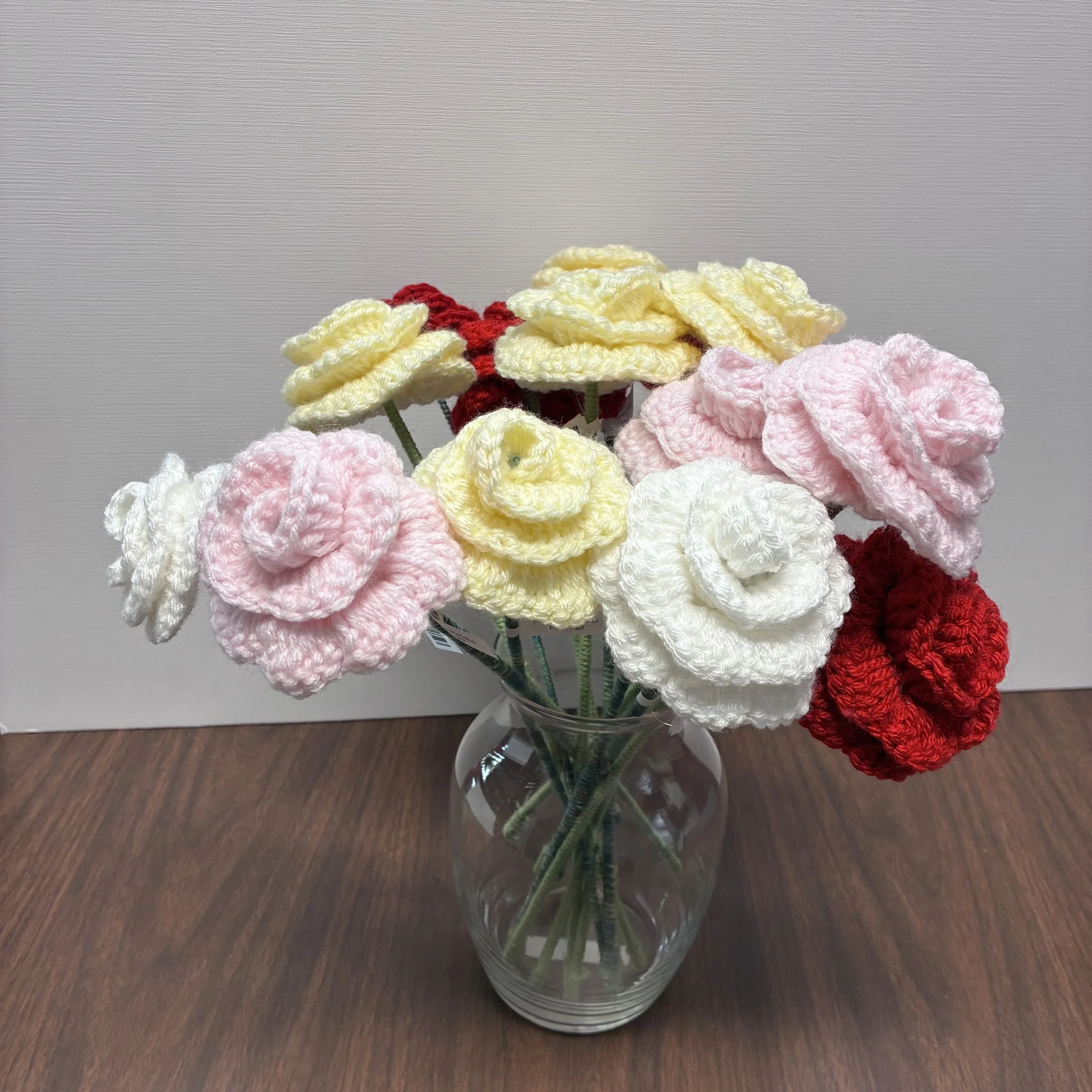 Crochet Rose Stems