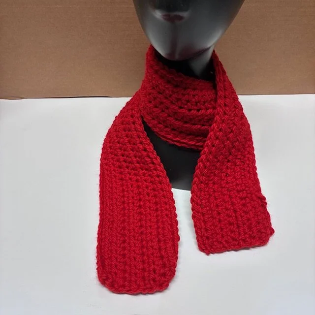 Petite Red Scarf