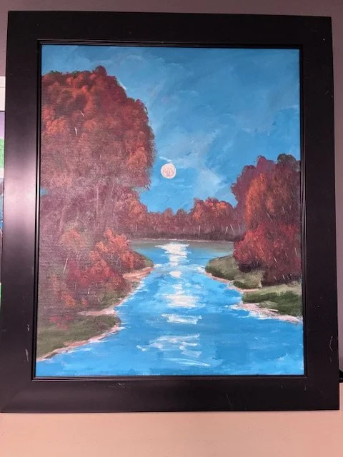 Autumn River Landscape 20x24