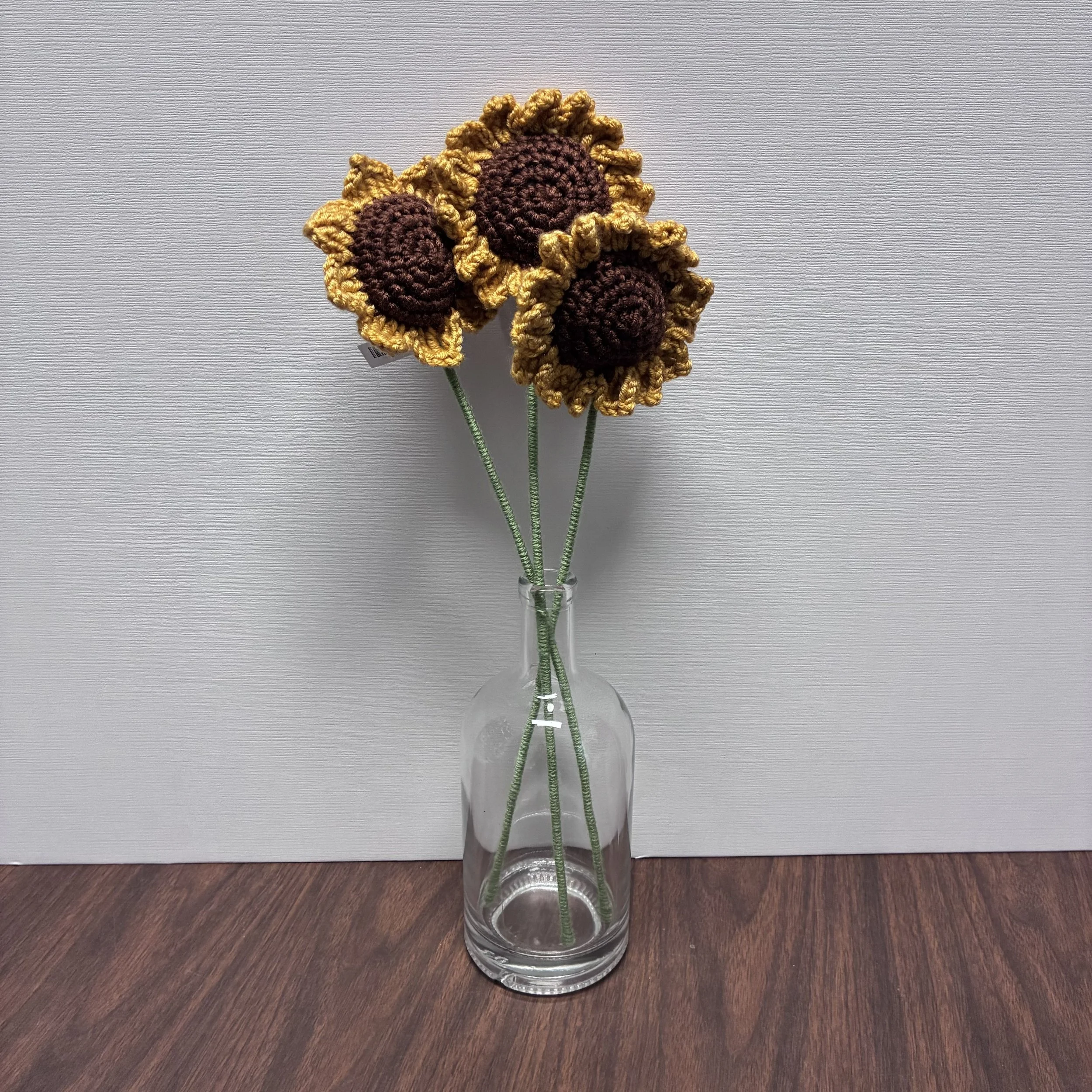 Handmade Crochet Sunflower Decor