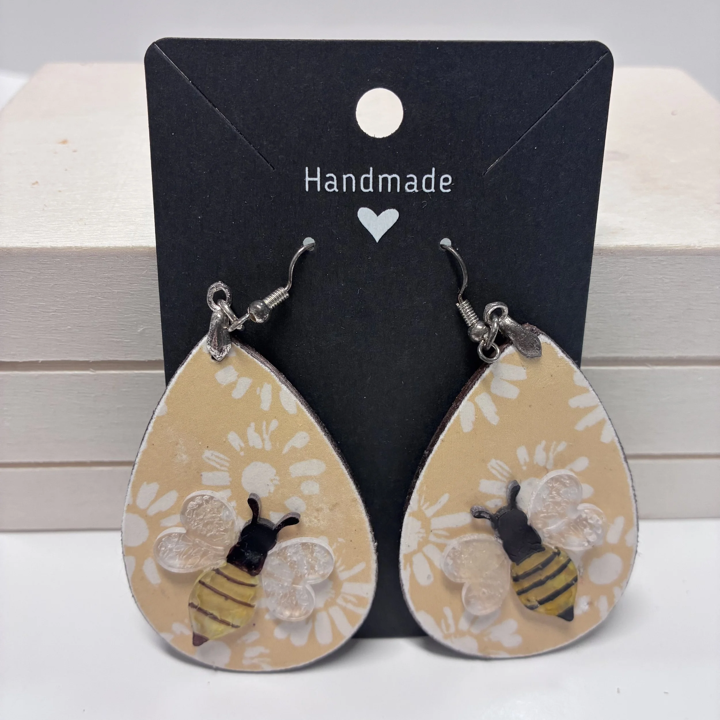 Bee Teardrop Earrings