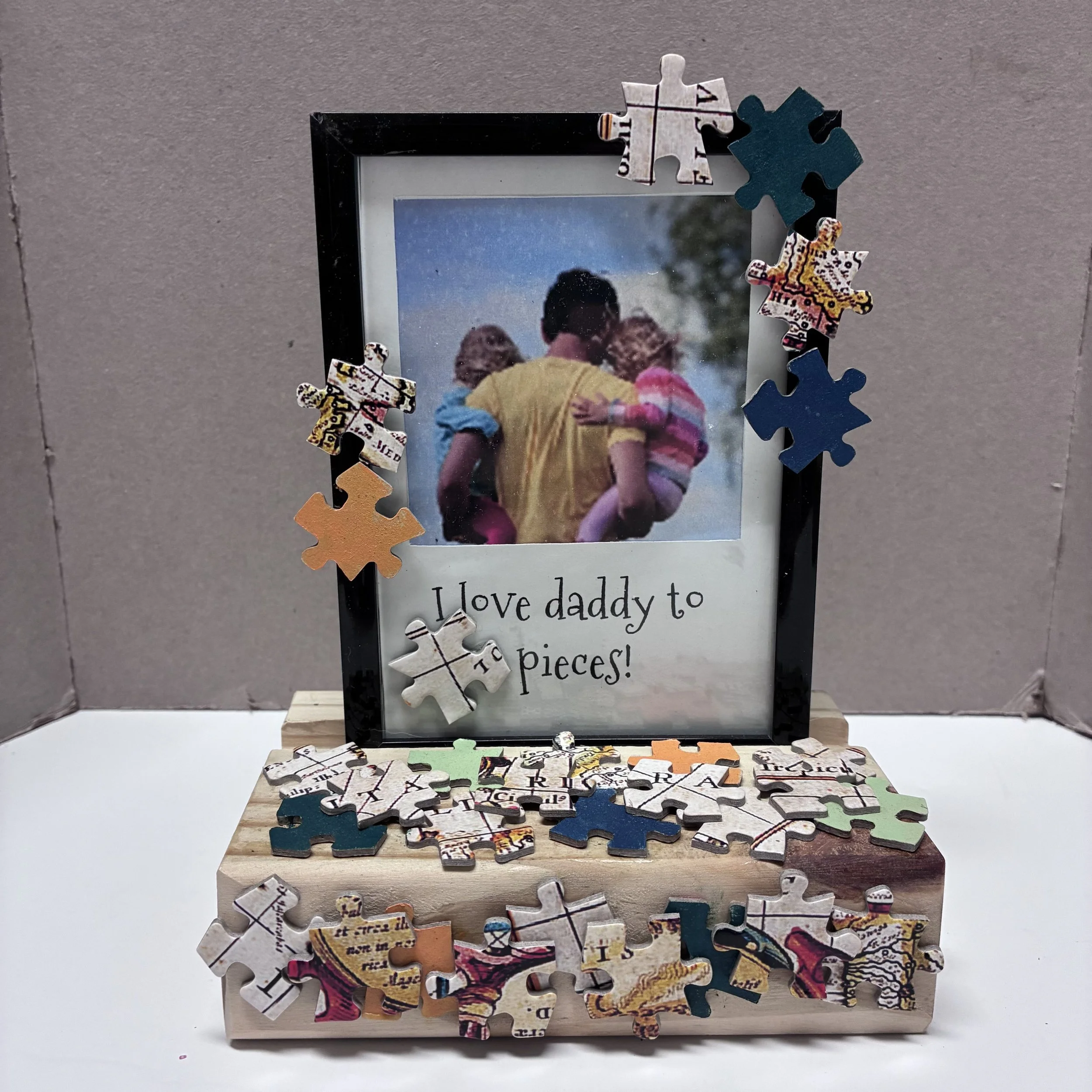 'I Love Daddy to Pieces' DIY Frame Kit