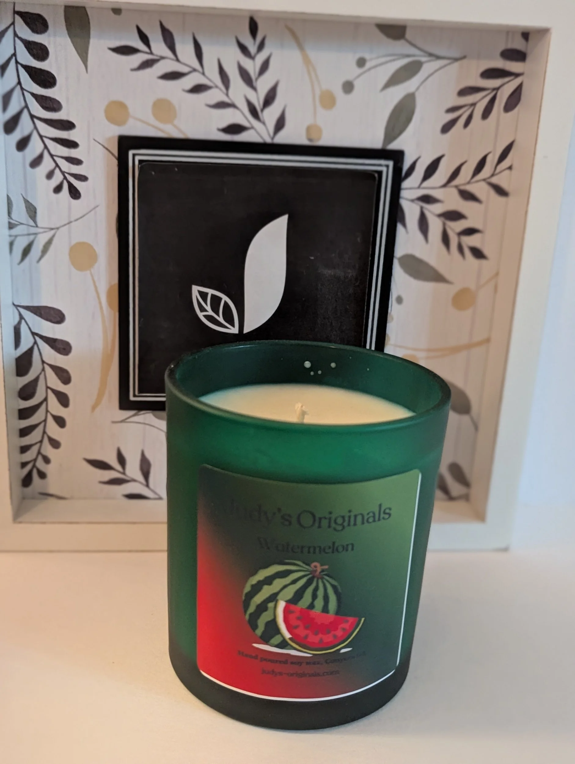 Watermelon Slice Soy Candle