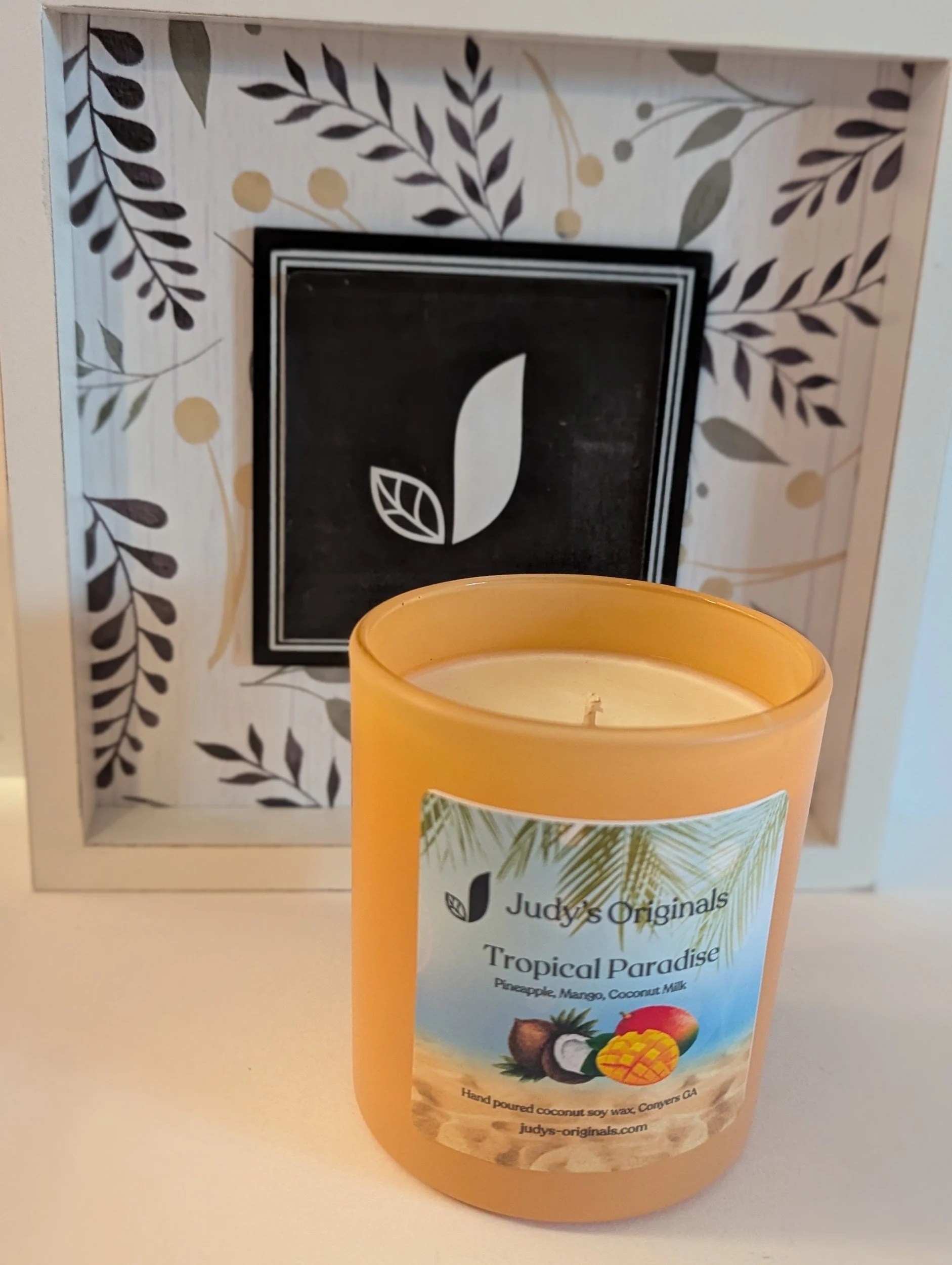 Tropical Paradise-Coconut & Mango Soy Candle