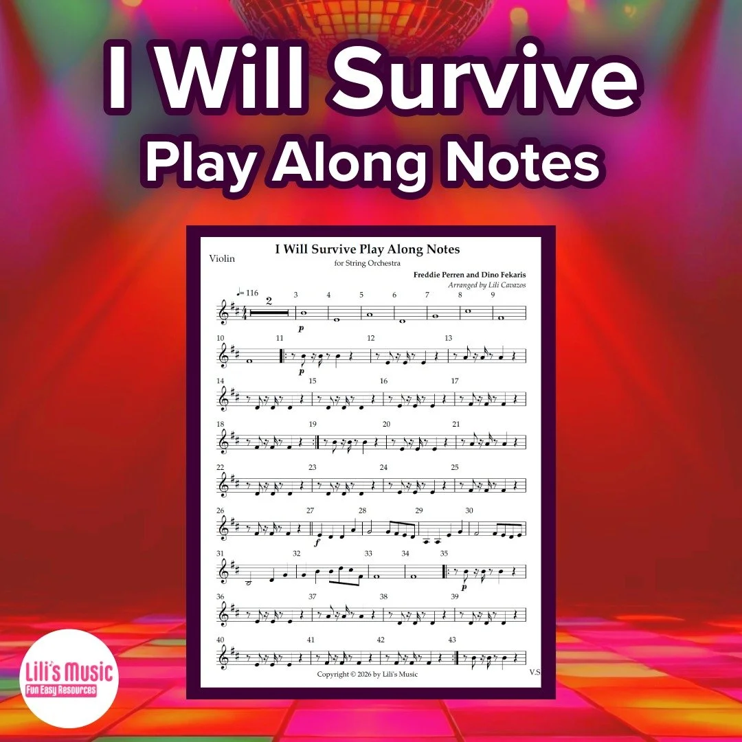 I Will Survive Play Along Notes