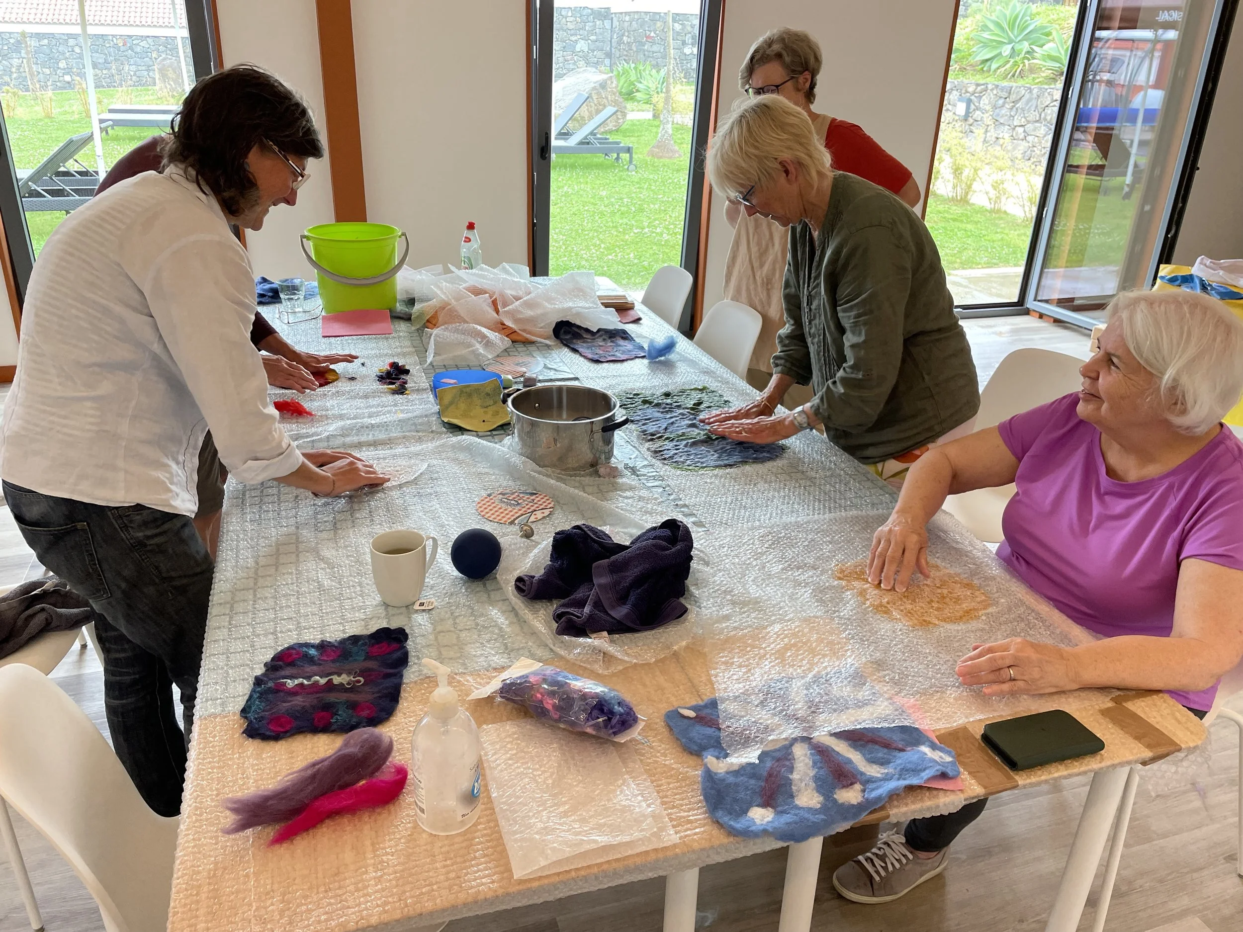 Wetfelting Azoreswool