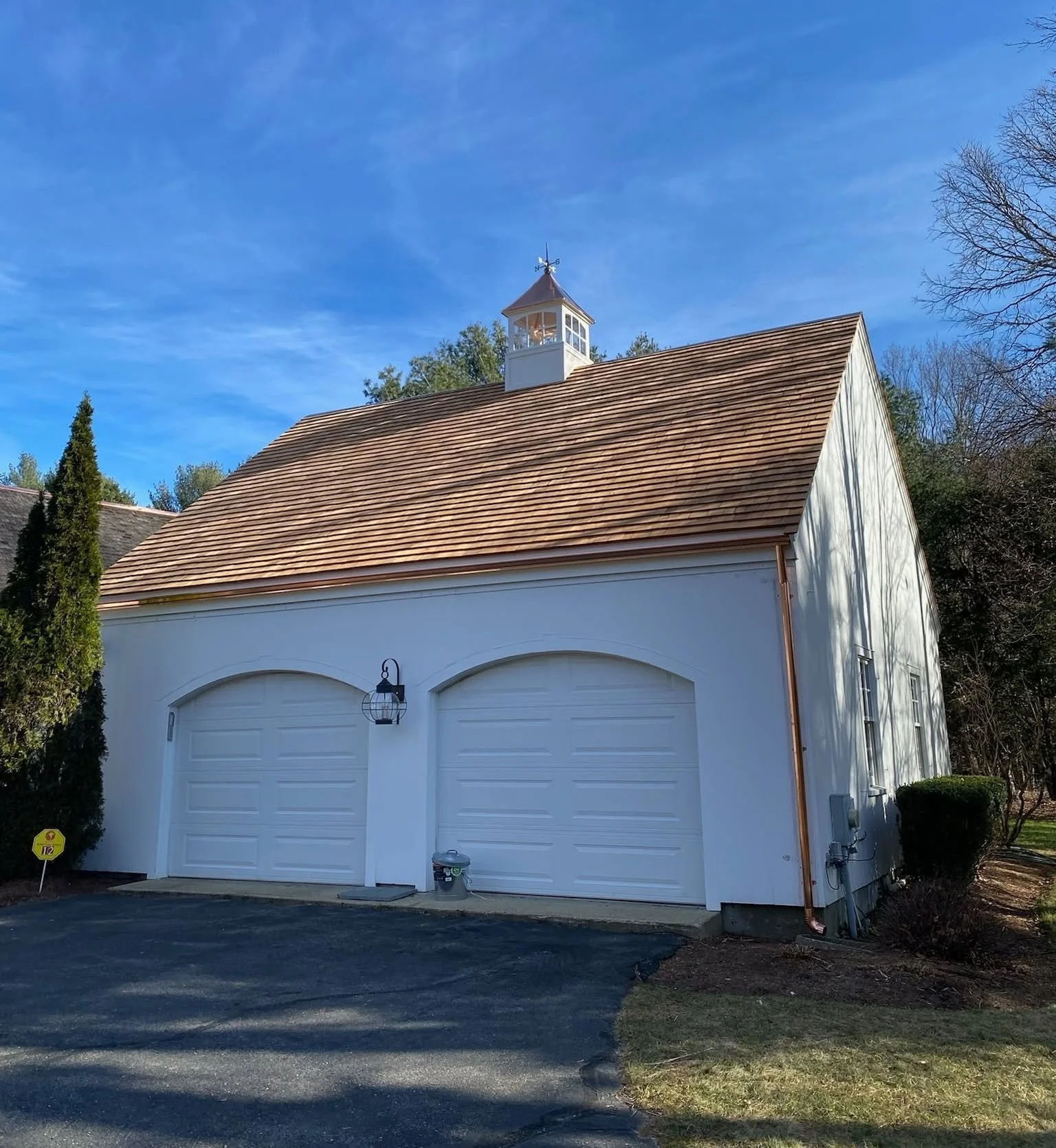 Cedar Shake Shingles - Copper Gutters