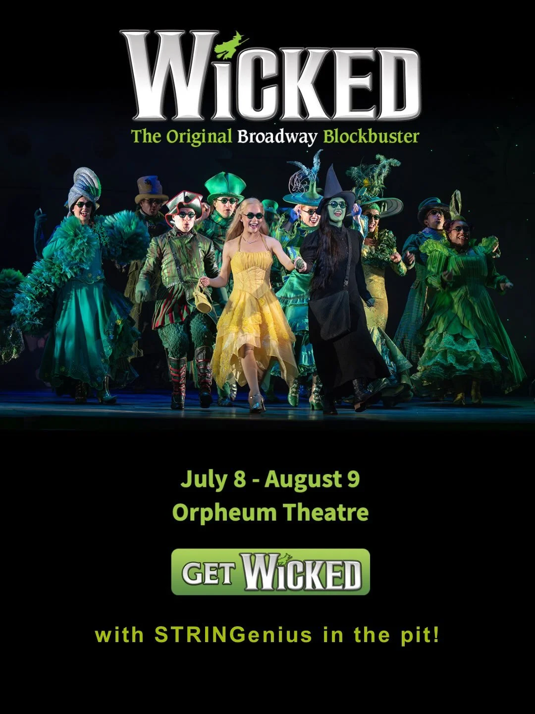 We are in the pit at the Orpheum for Wicked for the next five weeks- come say hello! What a fabulous group of musicians playing this iconic score. @orpheumtheatreminneapolis