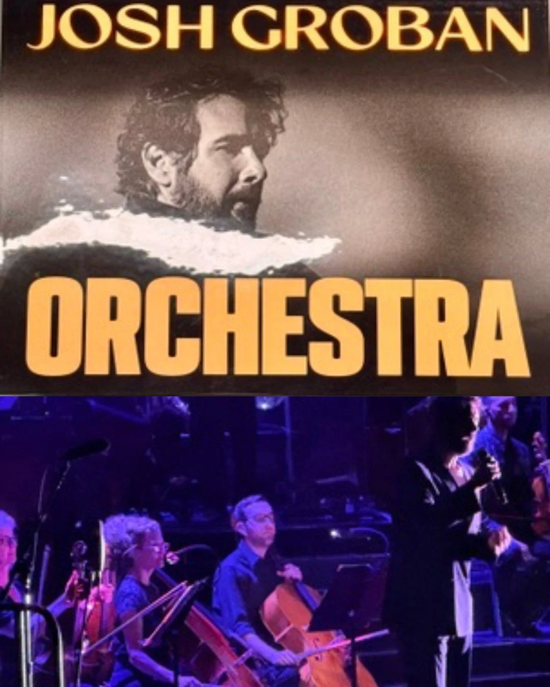 STRINGenius (18-piece) Orchestra absolutely loved playing with Josh Groban and (briefly) with opening act, Jennifer Hudson in St. Paul, MN. This is the third time we have performed with Mr. Groban and, as always,  he put on a fantastic show, includin