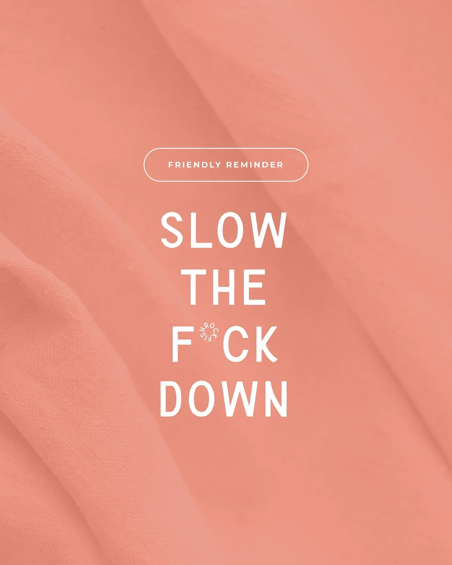Rest is creativity&rsquo;s BFF. 🤝

The holidays come with a side of chaos: social events, mega sales, matching pajamas, and pressure to do it all with a smile. 🫠

👉🏻 This is your reminder: You&rsquo;re allowed to slow the f*ck down.

Rest is the 