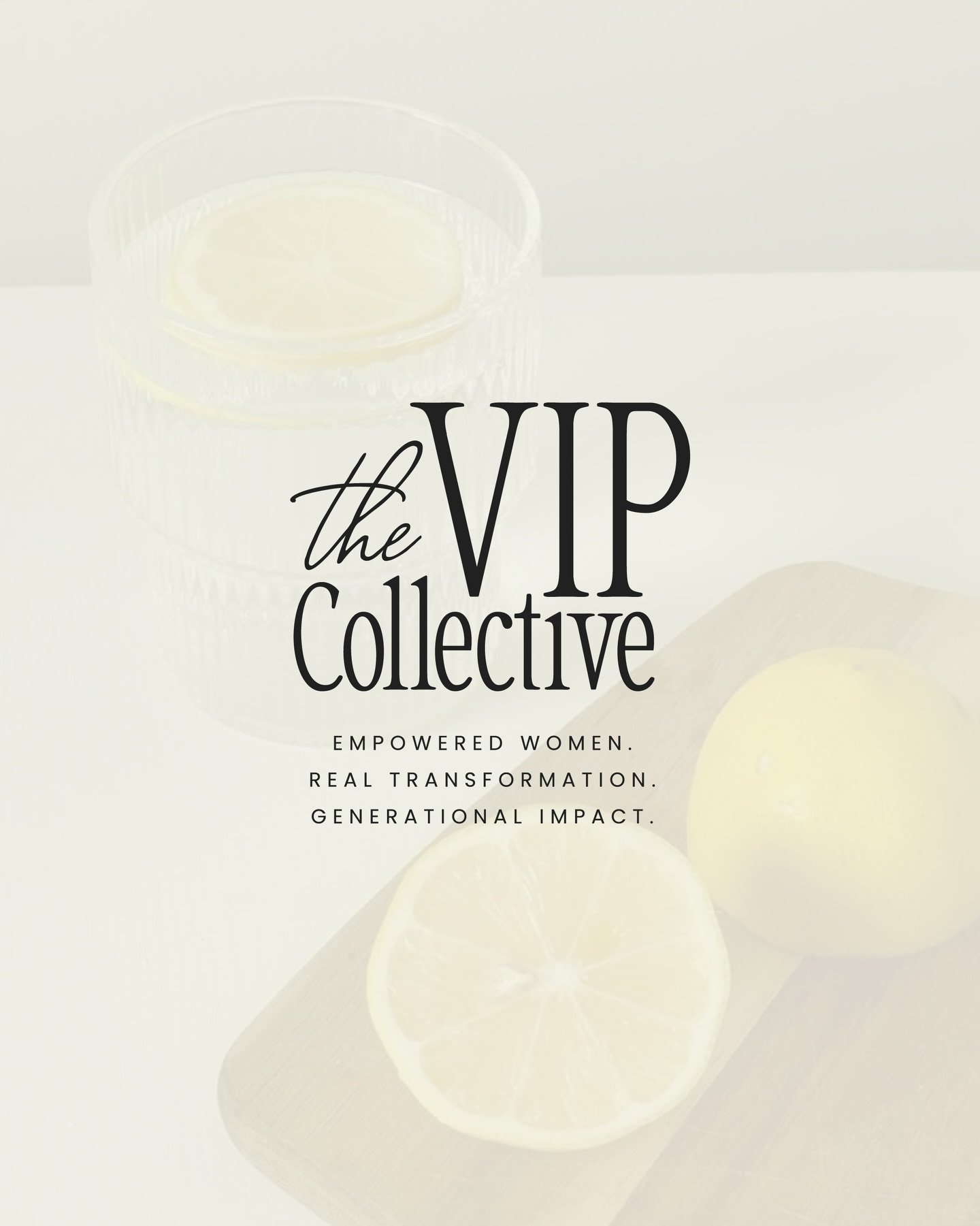 Meet the all-new @the.vip.collective 🍋
 (For the full glow-up, check out the before/after on the last slide 👀)

Formerly VIP Weight Loss, the brand had outgrown its original look and was ready for a transformation that matched the depth and impact 