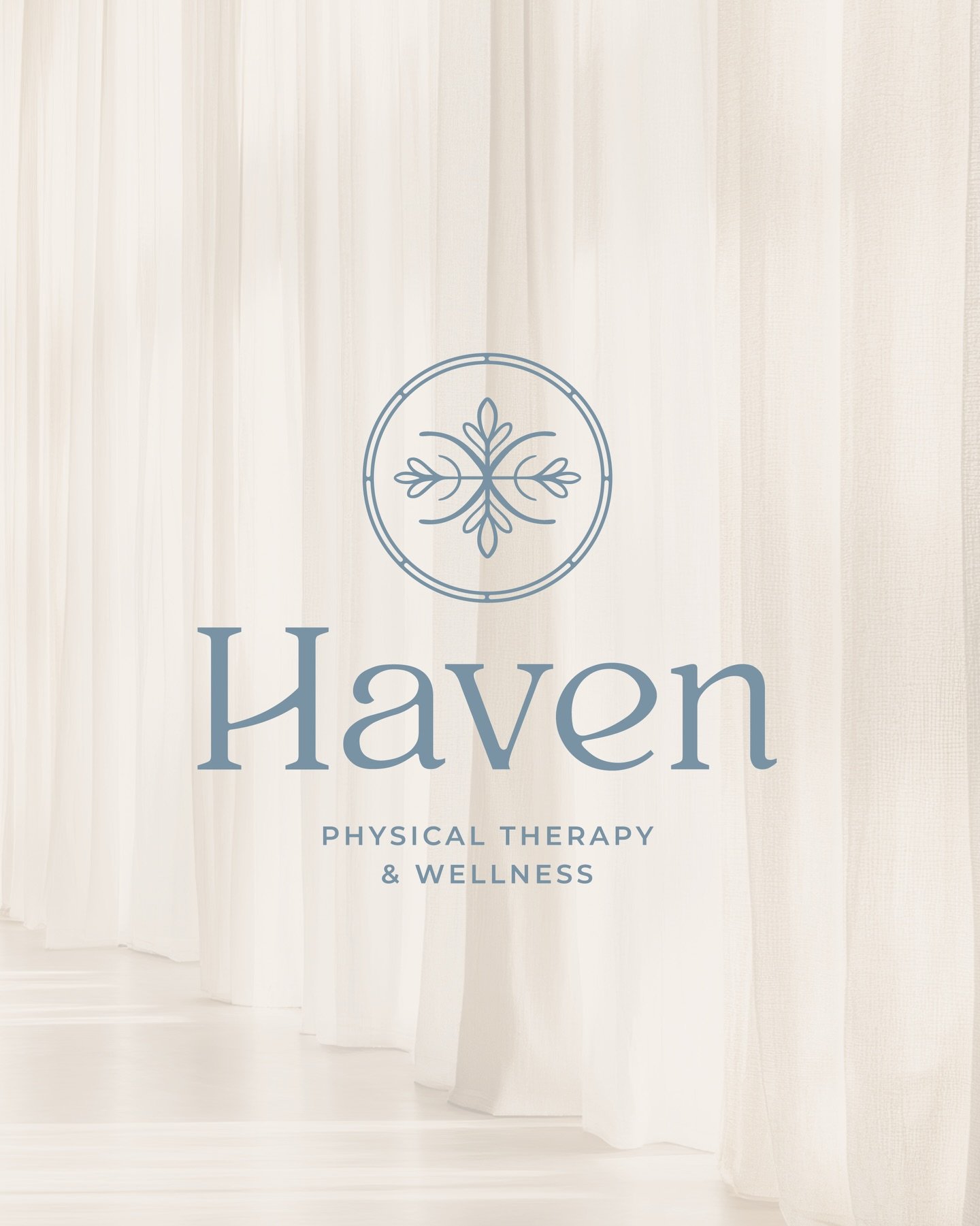 Branding reveal for Haven 🌊

Haven Physical Therapy &amp; Wellness, led by @drericagladneypt provides personalized pelvic floor and orthopedic care for women in all life stages.

When creating the Haven brand identity, I wanted it to lead with the f