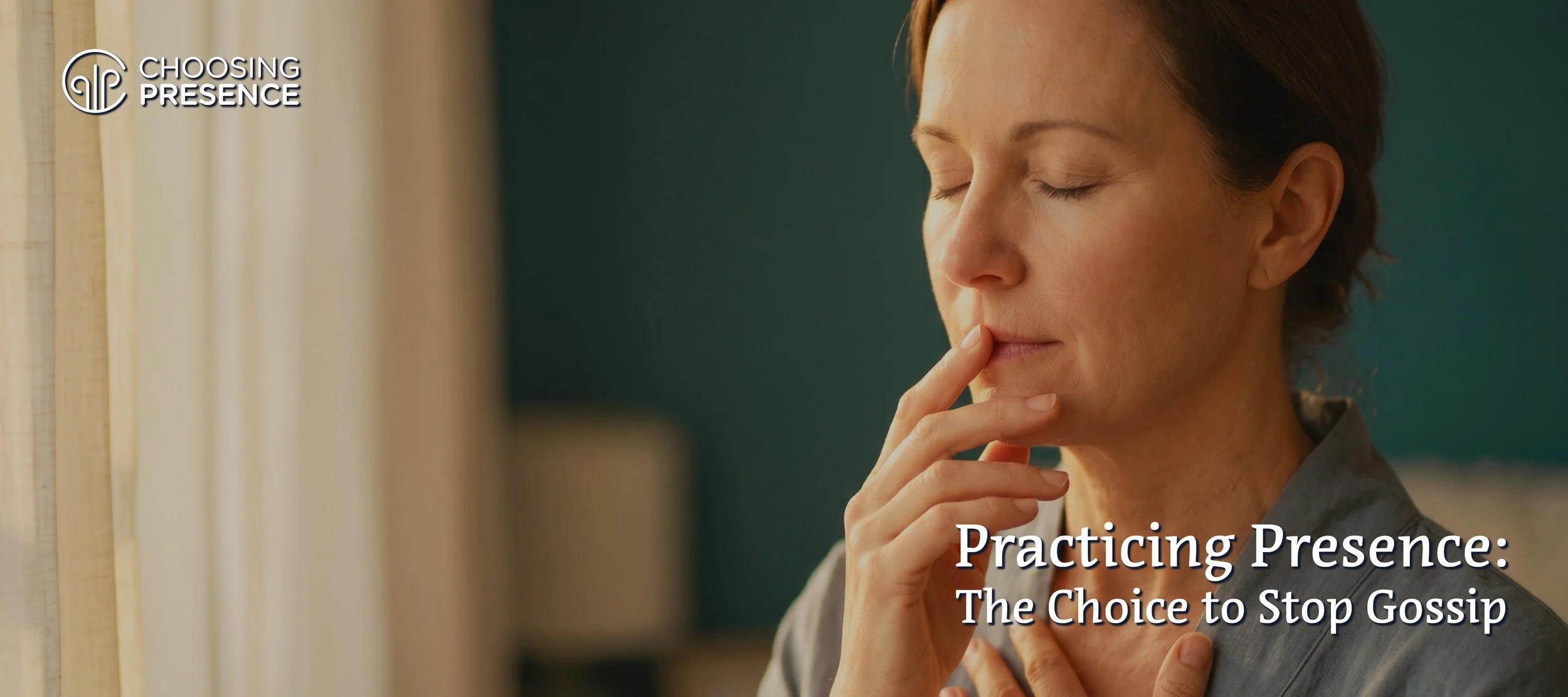 Practicing Presence - The Choice to Stop Gossip