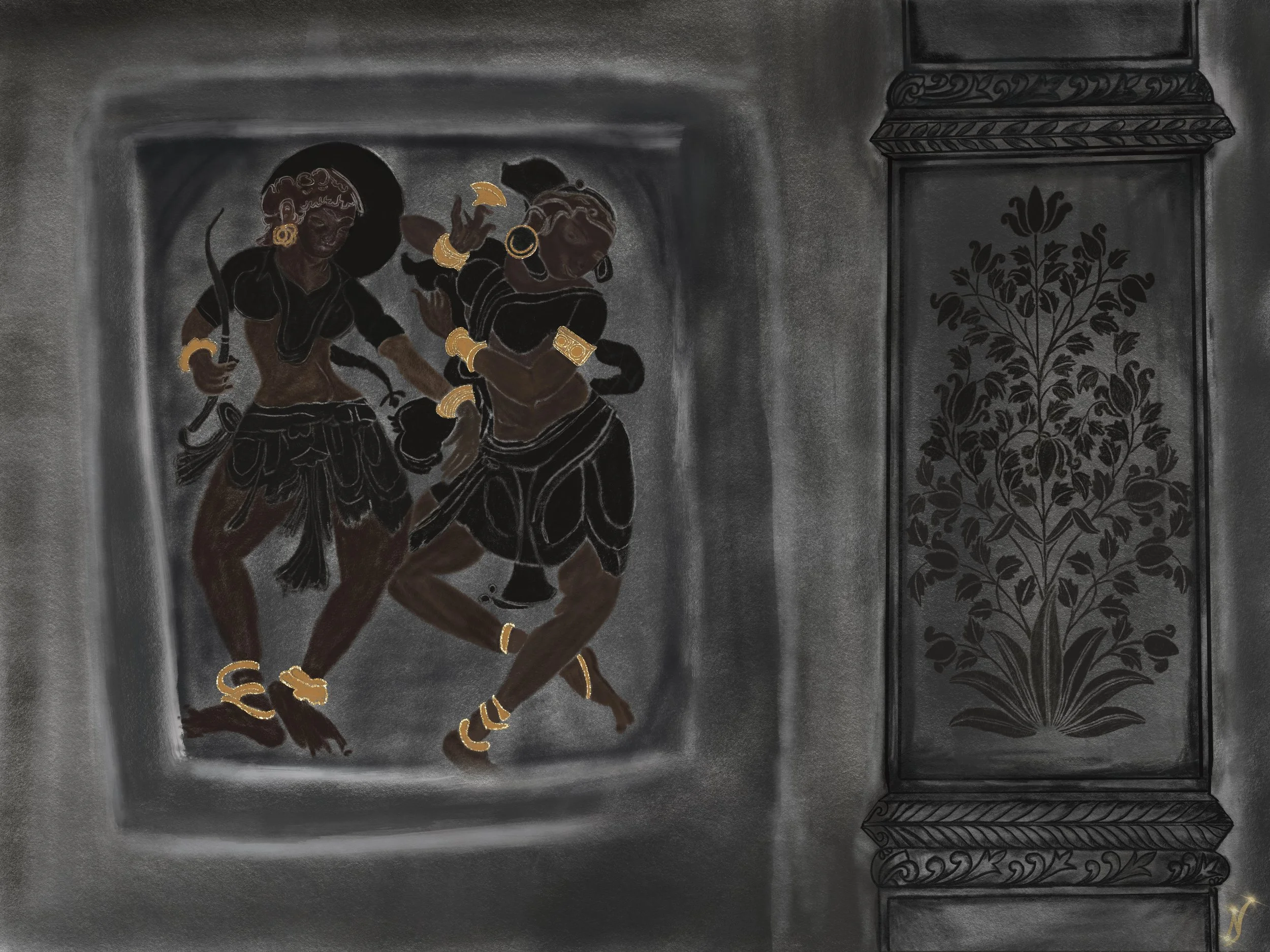 Carved in Time - Sacred Dance Inspired Fine Art.