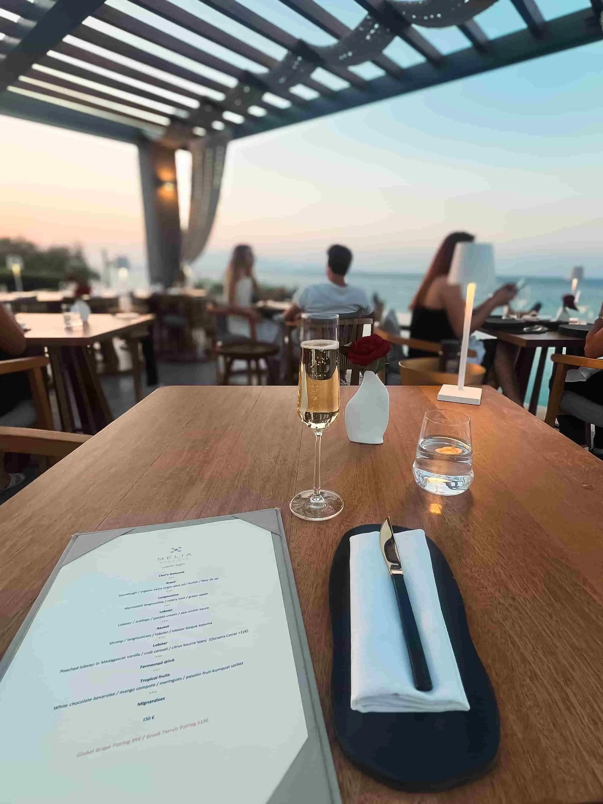 Fine dining luxury experience for female solo travelers in Zakynthos