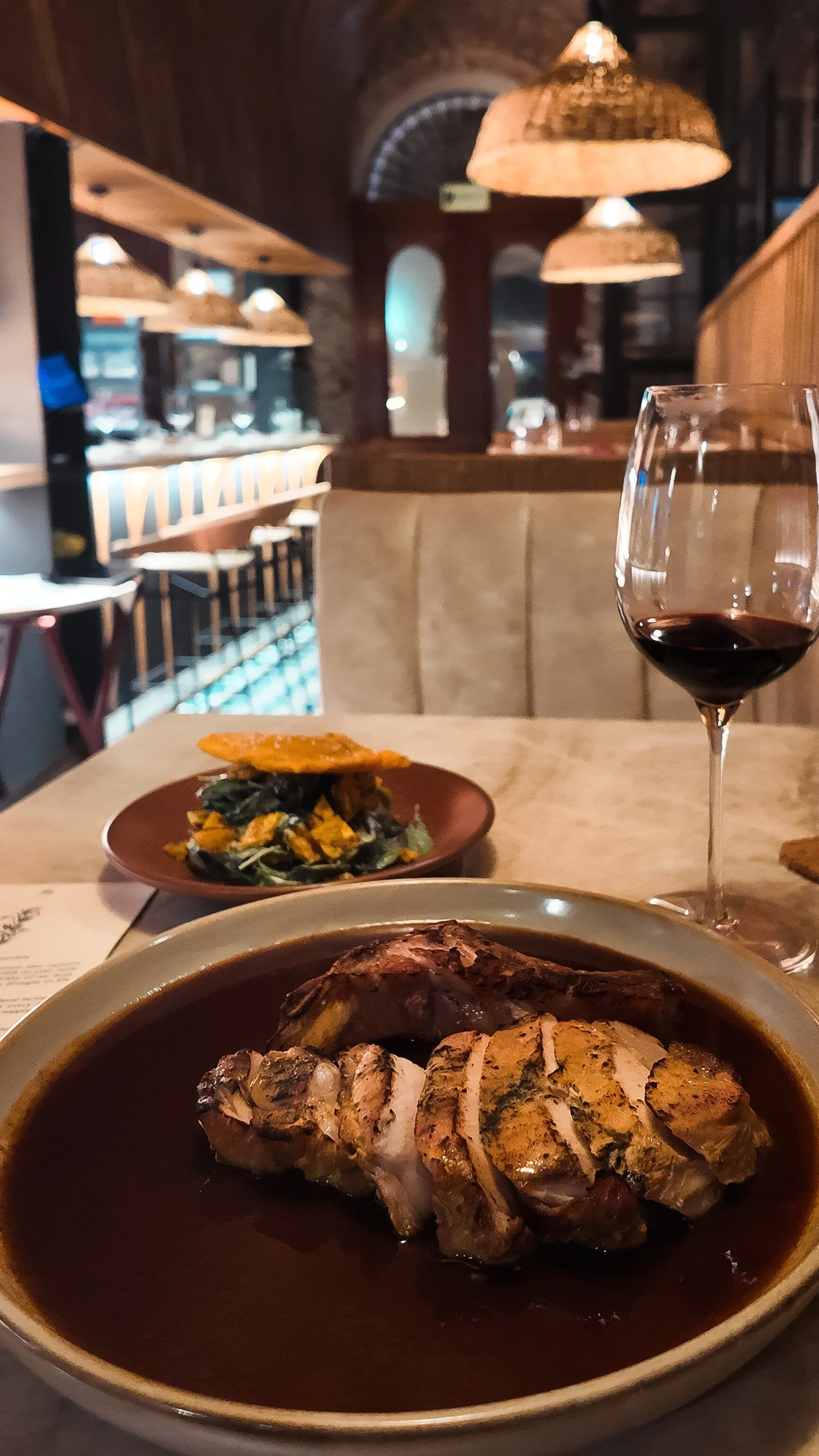 Luxury Solo dinner table at Kaandela restaurant in Panama City