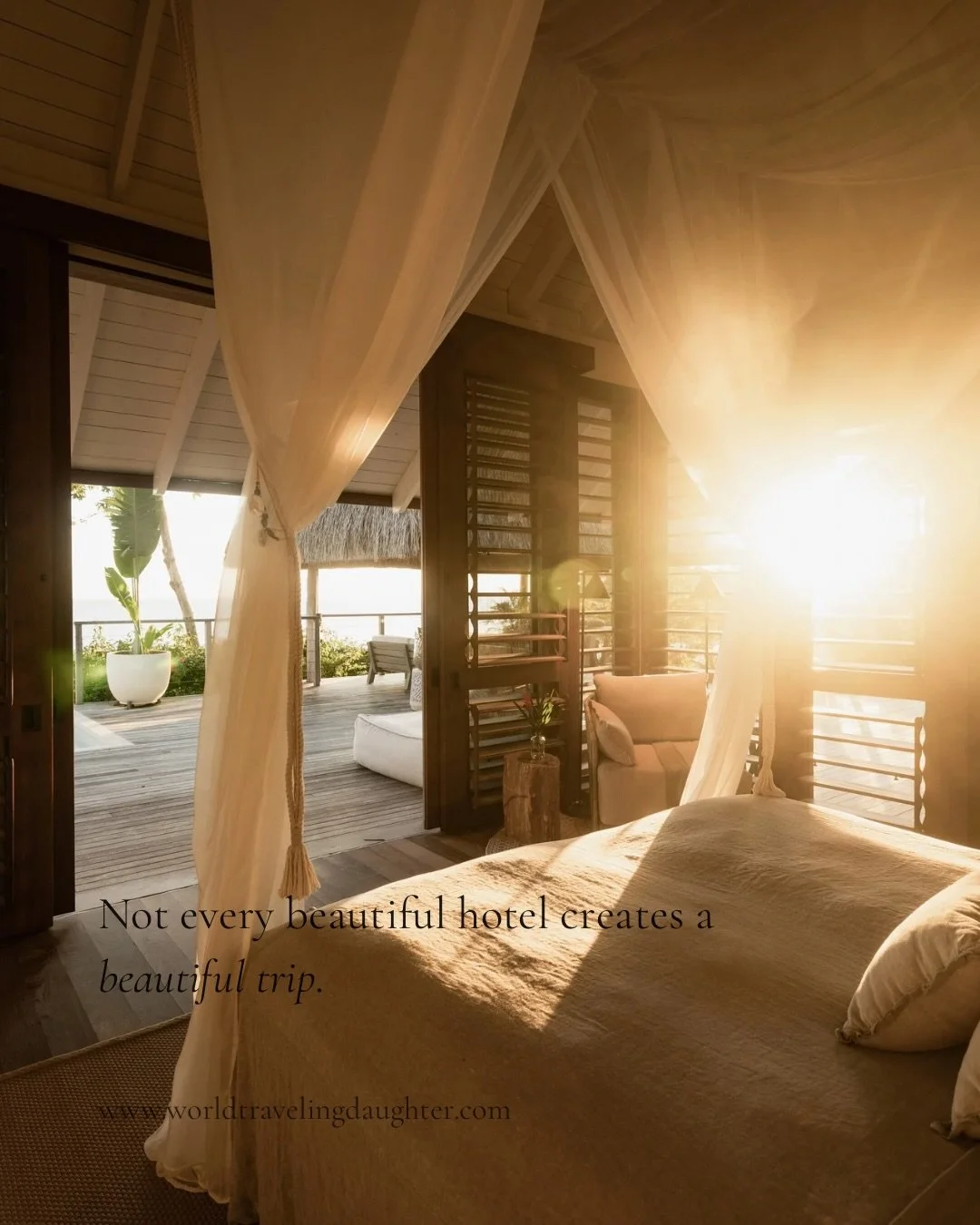 After years of traveling and planning luxury trips, I&rsquo;ve learned something important:

The hotel often defines the destination.

Not just where you sleep.

But how the entire trip feels.

A great hotel means:
&bull; walkable location
&bull; int