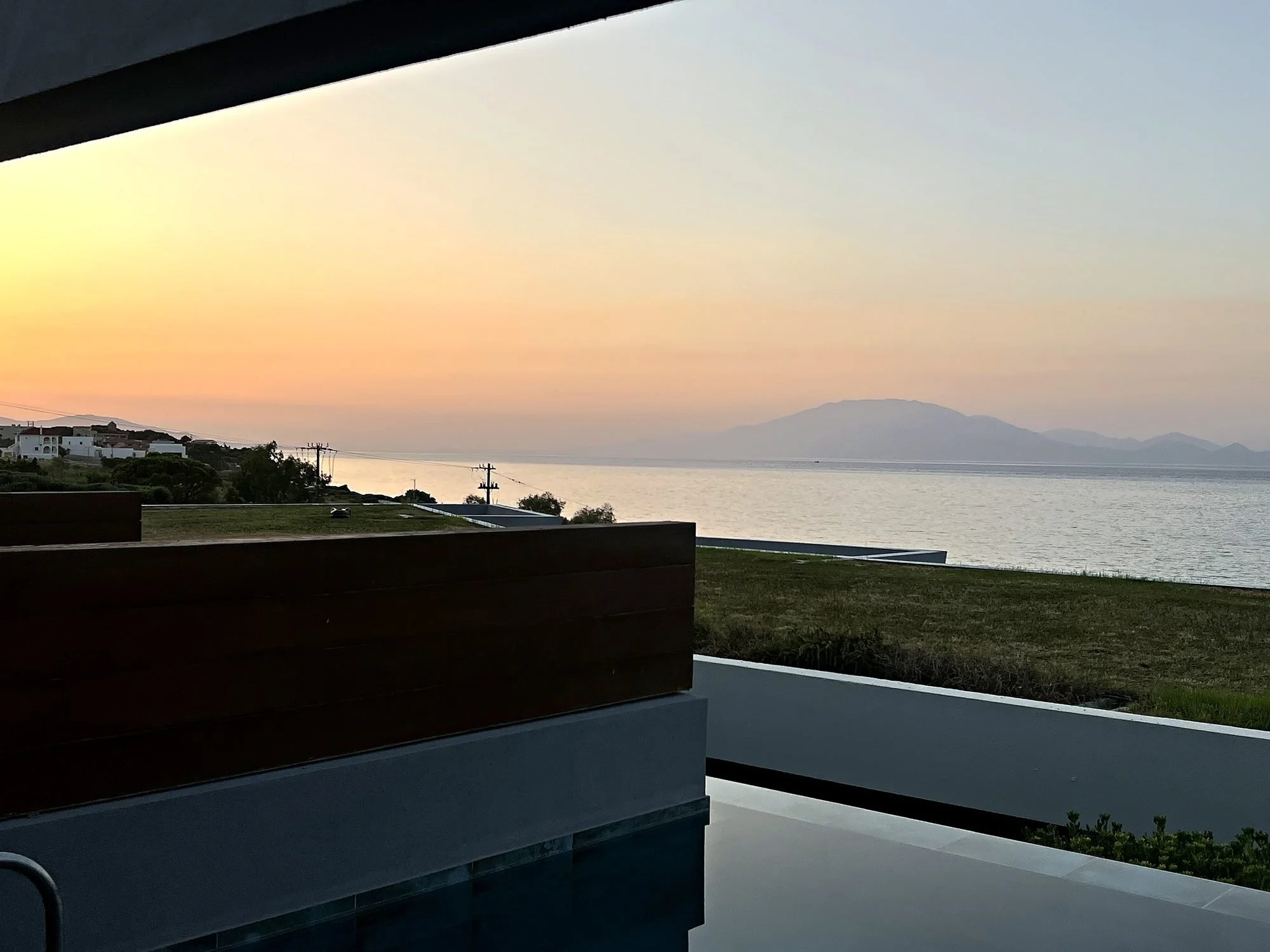 Is Lesante Blu good for a woman traveling alone? I scored it. Image of my signature suite pool at Lesante Blu Zakynthos just after sunset.
