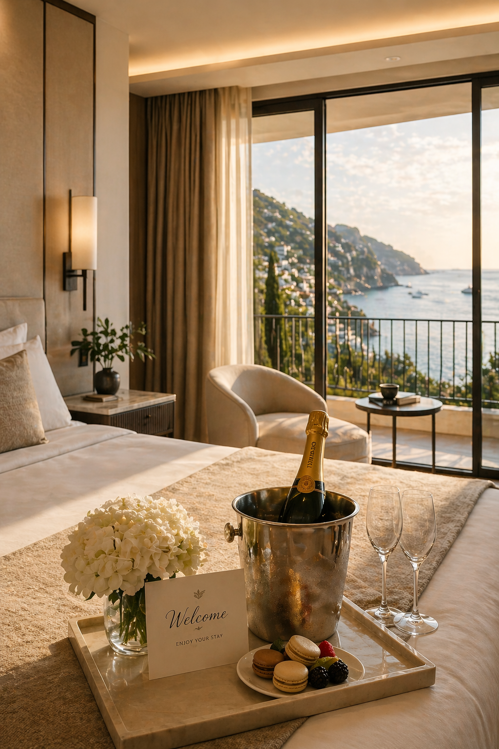 Luxury hotel booking with virtuoso vip perks