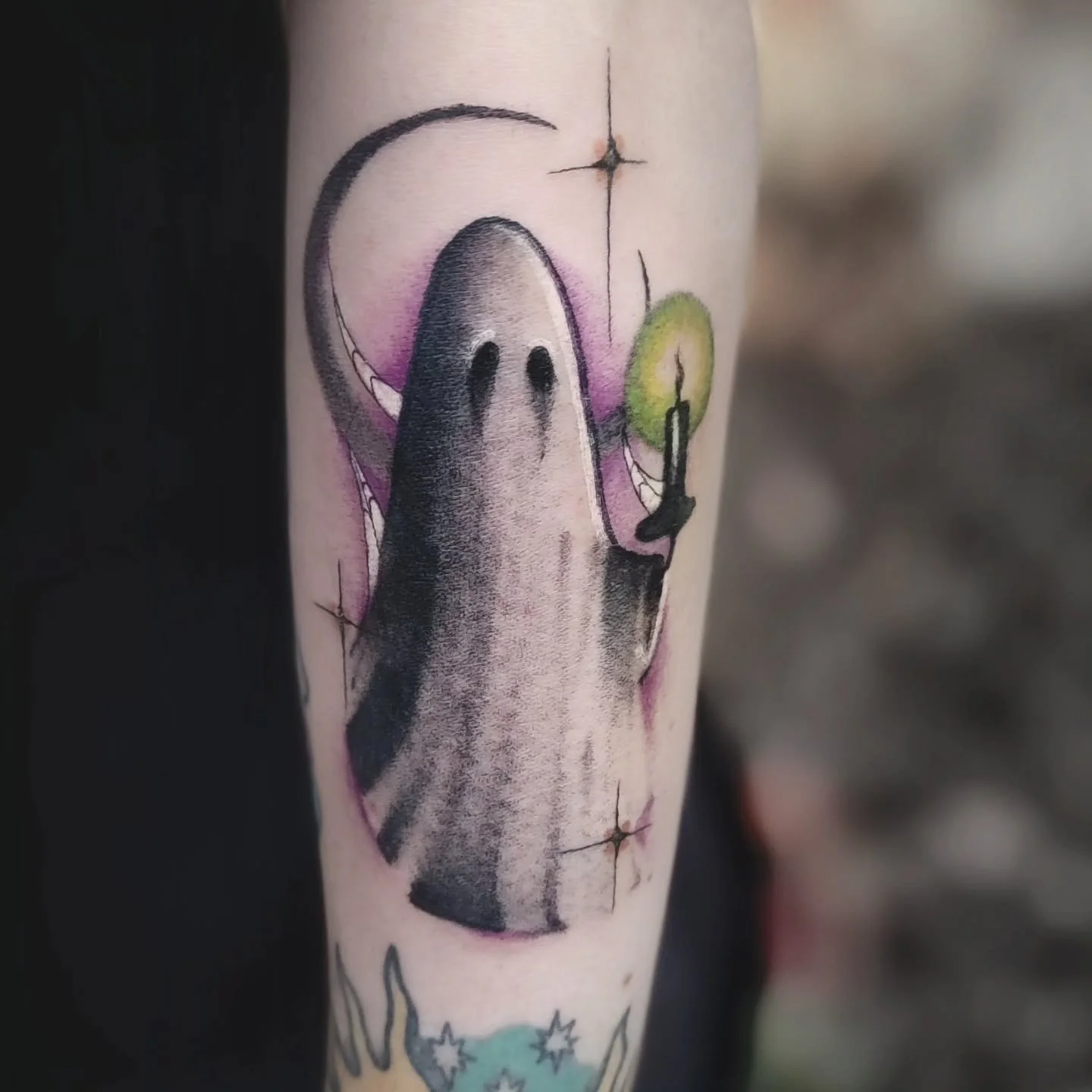 Spooky lil cutie for @allieforster23 

Let's get those spooky tatts going y'all!

FOR BOOKING:

TEXT MESSAGE CARBONDALE:

8159991647

TEXT MESSAGE PARACHUTE:

9709813710

#ghosttattoo #spookyseason #cutetattoo #spooky