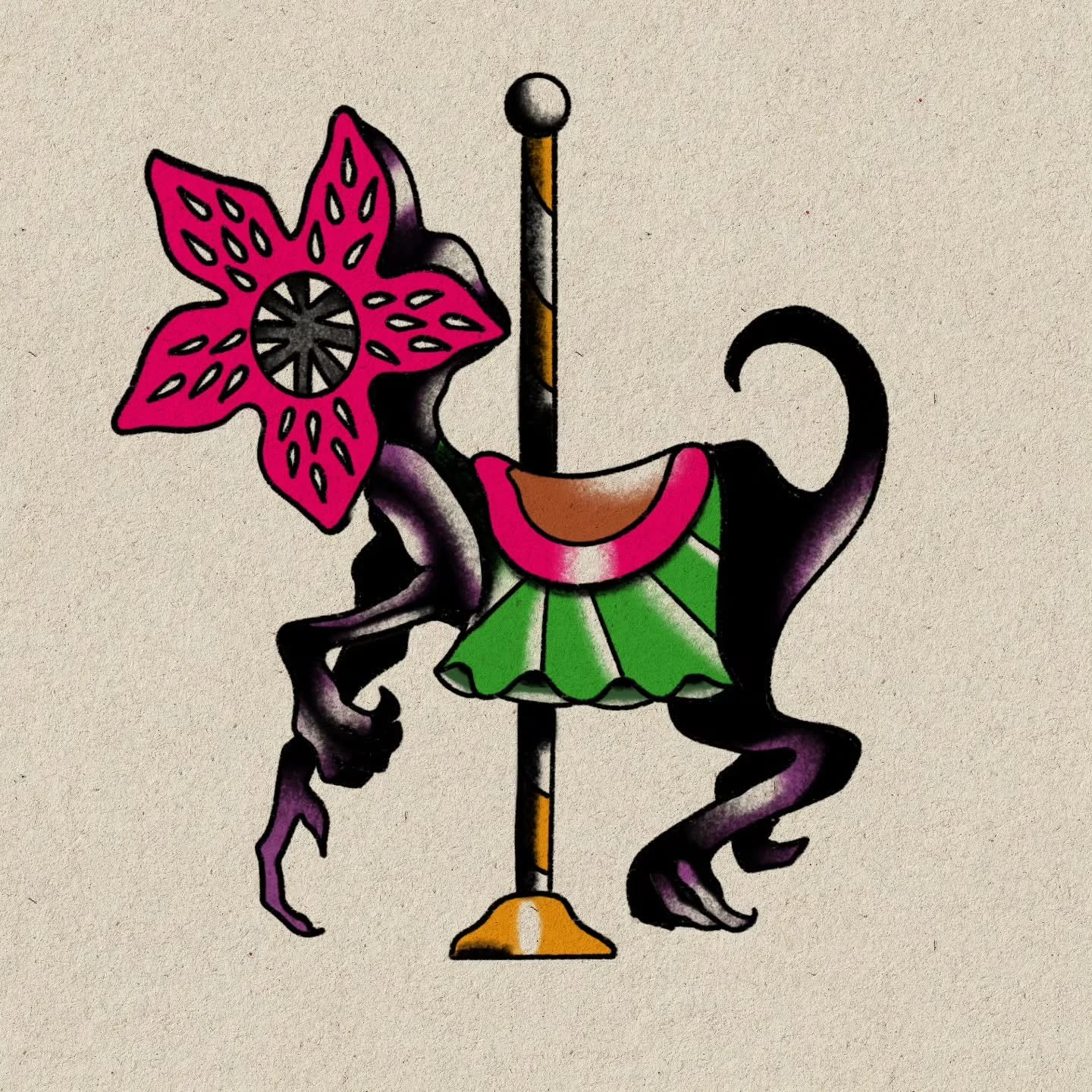 Ride the carousel of terror!

I saw some cute carousel tatts and thought I'd love to do some creepy-cute. Here are some of my favorite spooky monsters from spooky sci-fi.

I'd love to tattoo any of these or your ideas too! 

#tattoo #tattooflash #dem