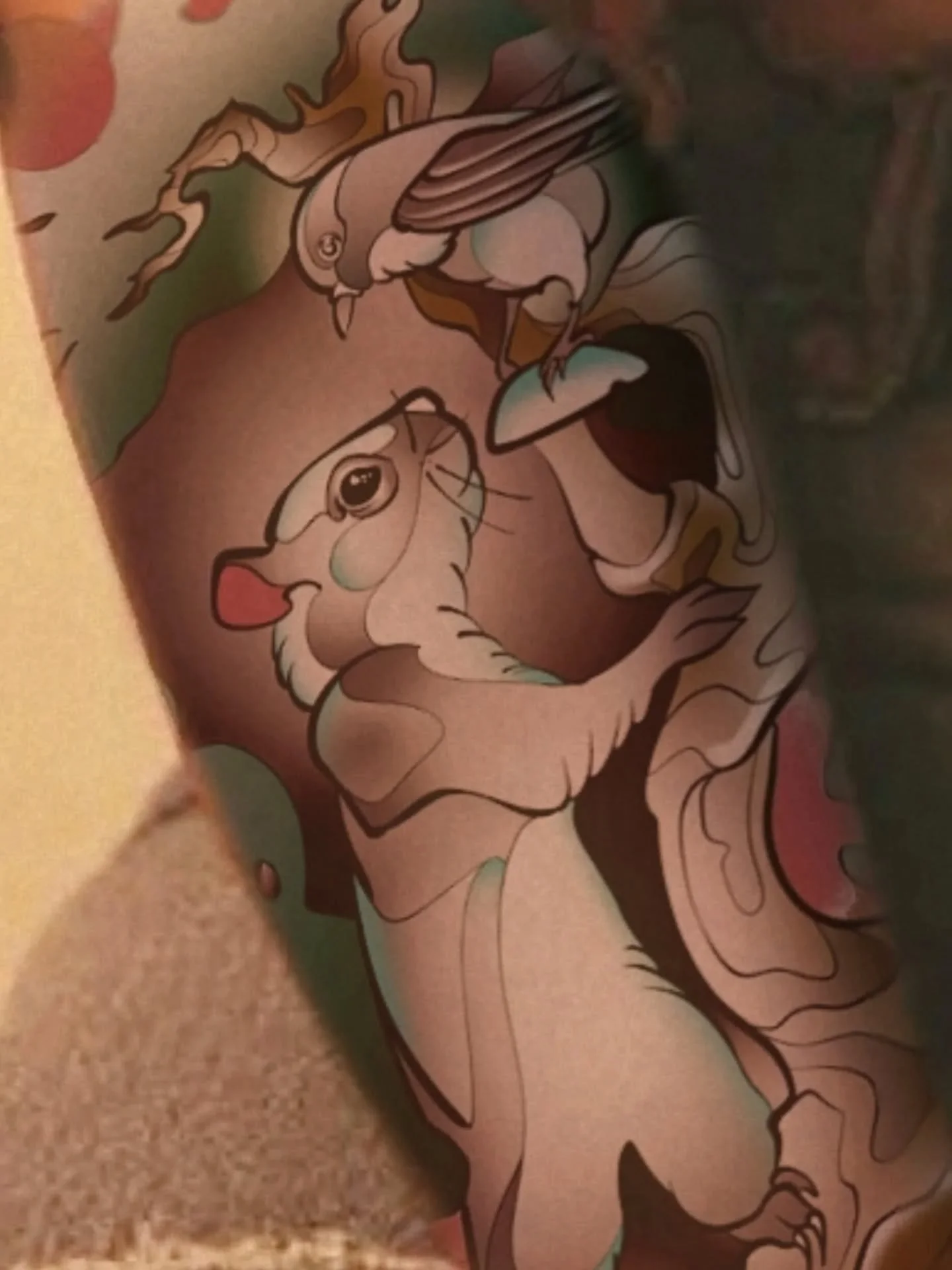 Concept available!  Cute mouse bird and bonsai.
Would be rad on any extremity. Would be rad on any humanoid. 

Ideally full color. Minimum 7inches.

Holler to claim this of something similar. 

Booking January through March at @twinscreektattoo
And @