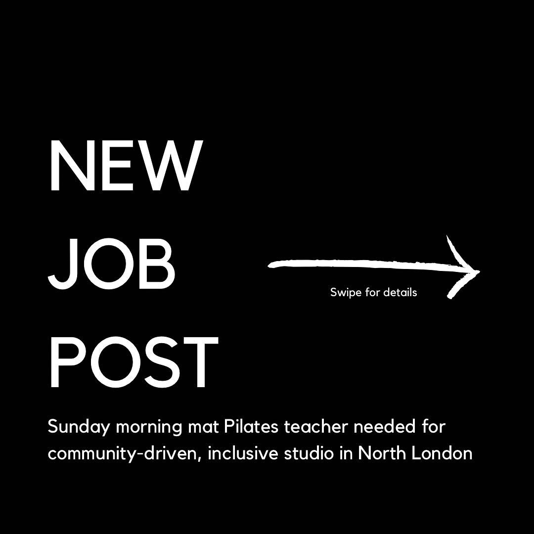 Great opportunity to support a community-driven studio with a real focus on kindness and inclusivity. They are seeking a Sunday morning mat teacher and offering free yoga classes and &pound;15 refill shop allowance per month in addition to class comp