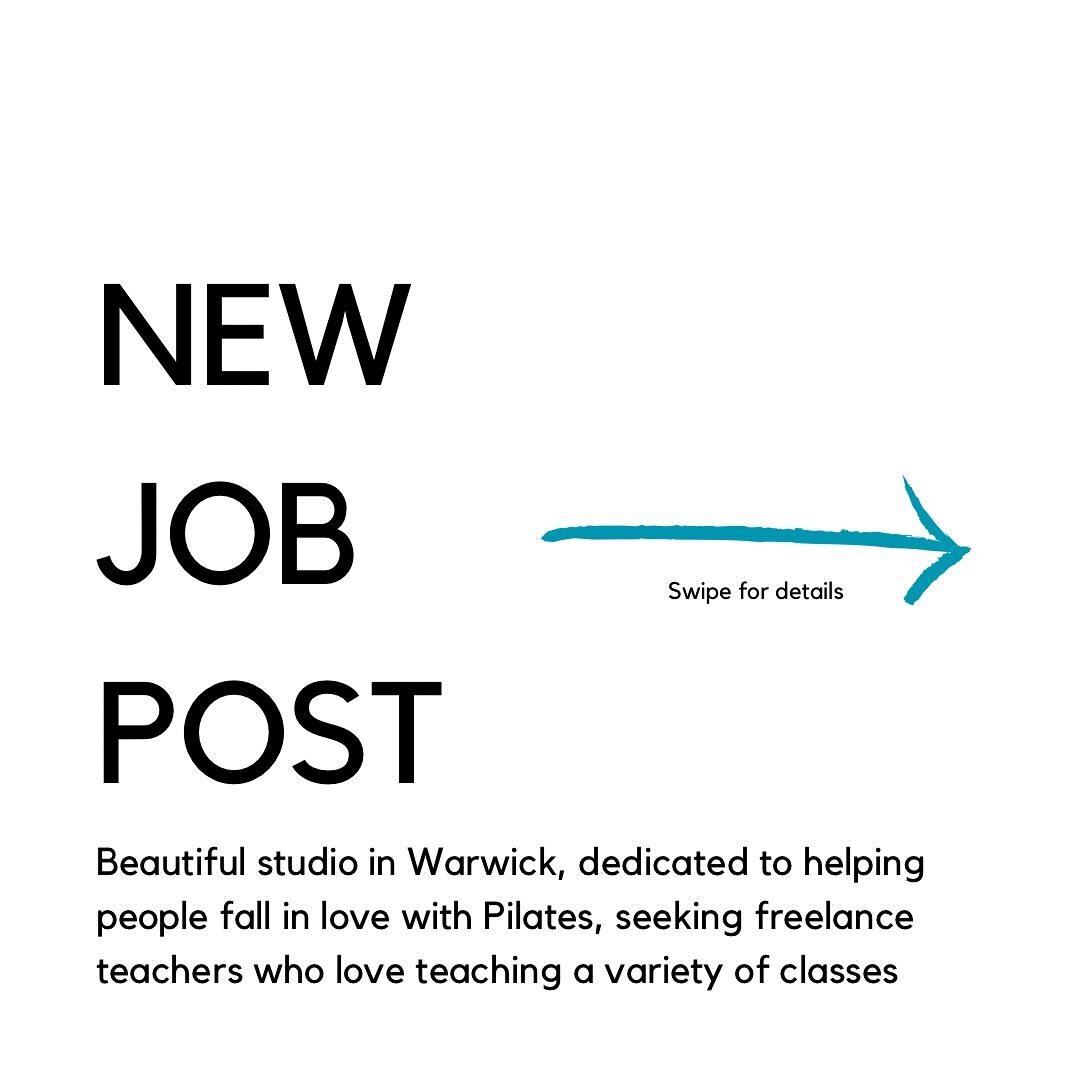 Opportunity to join the team at this lovely studio in Warwick that celebrates their instructors&rsquo; individuality and fosters a client community that loves the different approaches their team brings.

Apply online at PilatesJobBoard.com

#pilates 