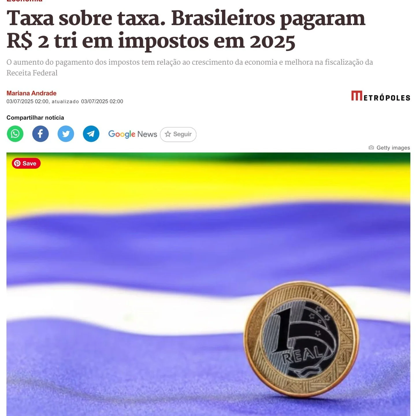 💸 Mais de R$ 2 trilh&otilde;es em impostos pagos no Brasil em 2025.
Taxa sobre taxa &mdash; e o seu patrim&ocirc;nio cada vez mais espremido. 😩

Mas e se eu te disser que voc&ecirc; pode continuar pagando impostos, mas com estrat&eacute;gia?
Invest