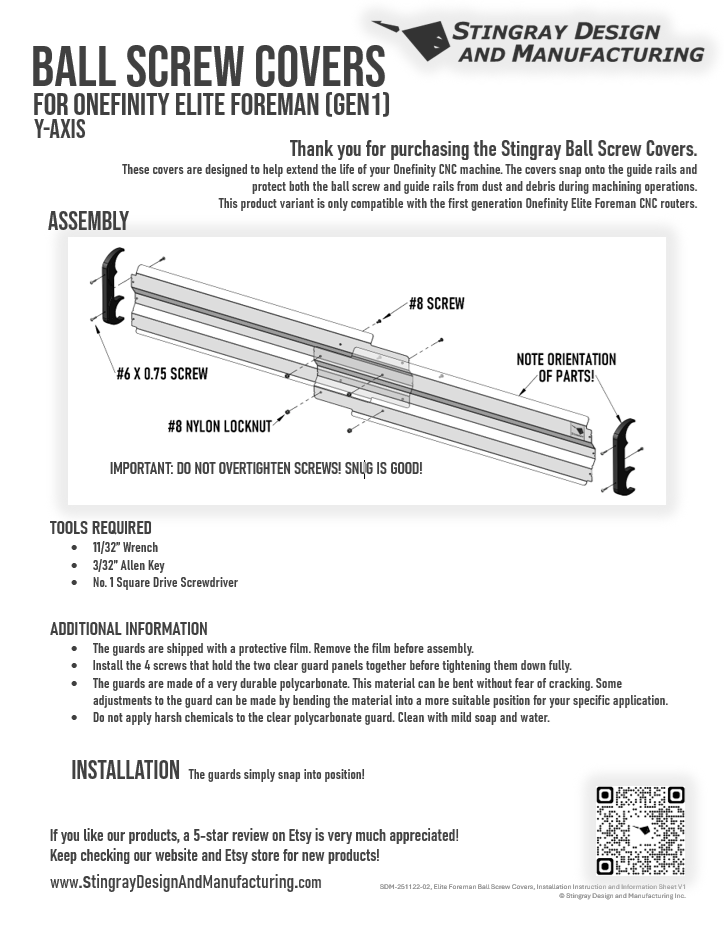 SDM-251122-02, Elite Foreman Ball Screw Covers, Instructions V1, Image.png
