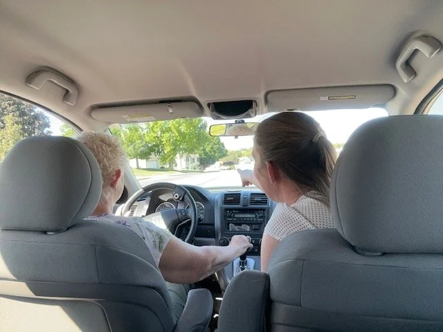 Older driver with a driver rehabilitation specialist