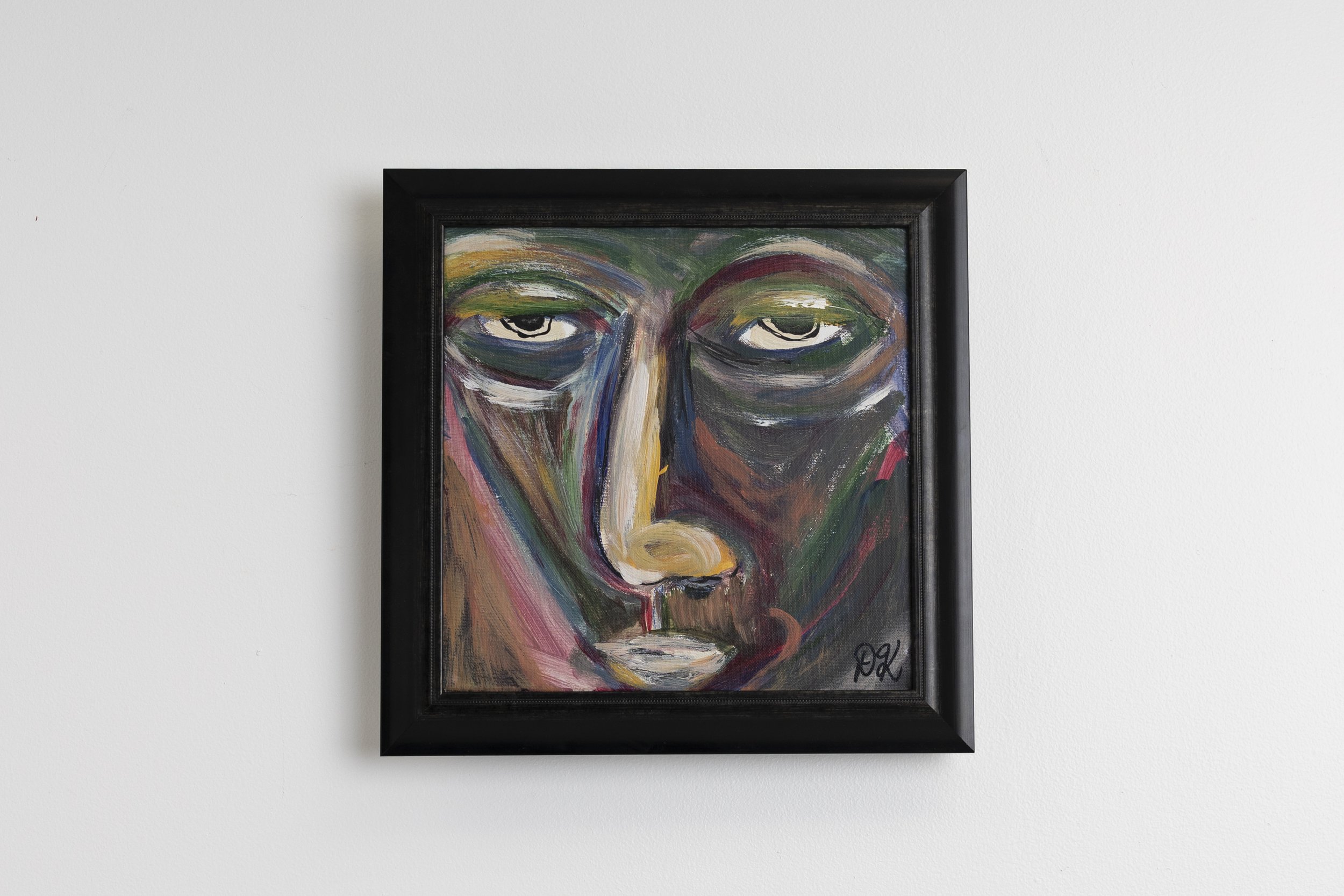 Claude | No.8 | Acrylic On Canvas | 15W x 15H | Framed