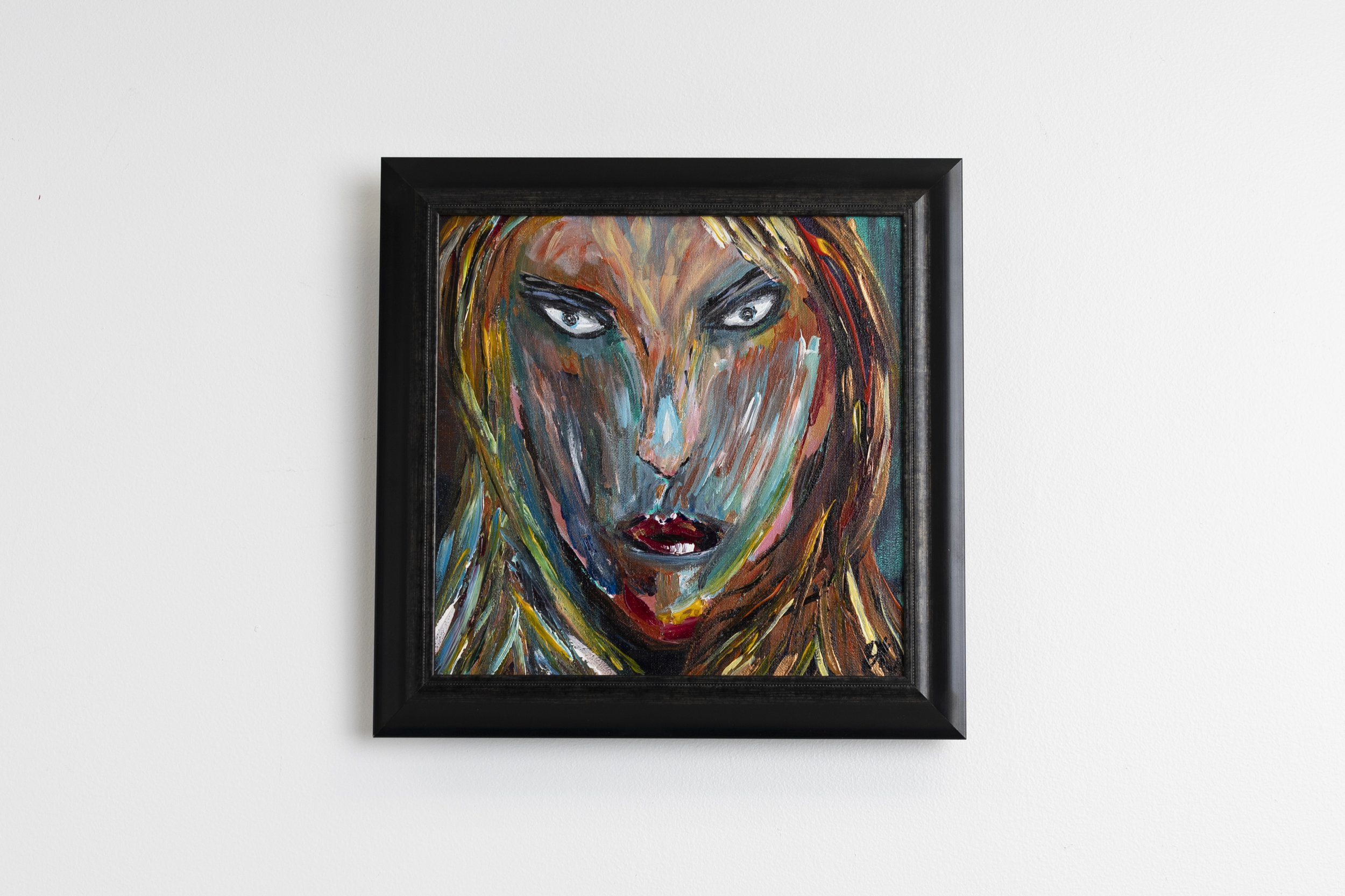 Piercing Vision | No. 7 | Acrylic On Canvas | 15W x 15H | Framed