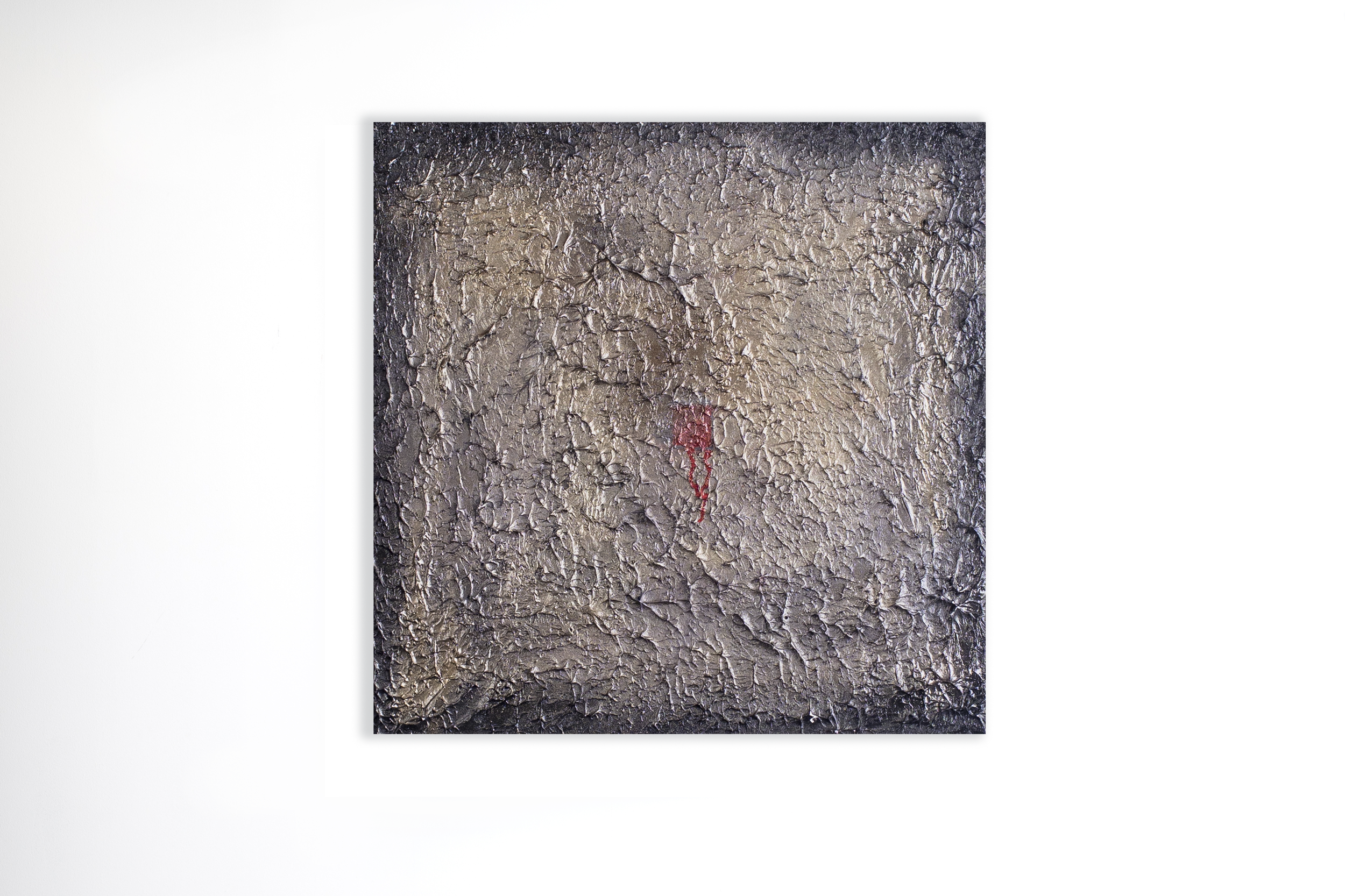 Brownzed | 24W x 24H | Acrylic On Canvas with Texturizing Paste