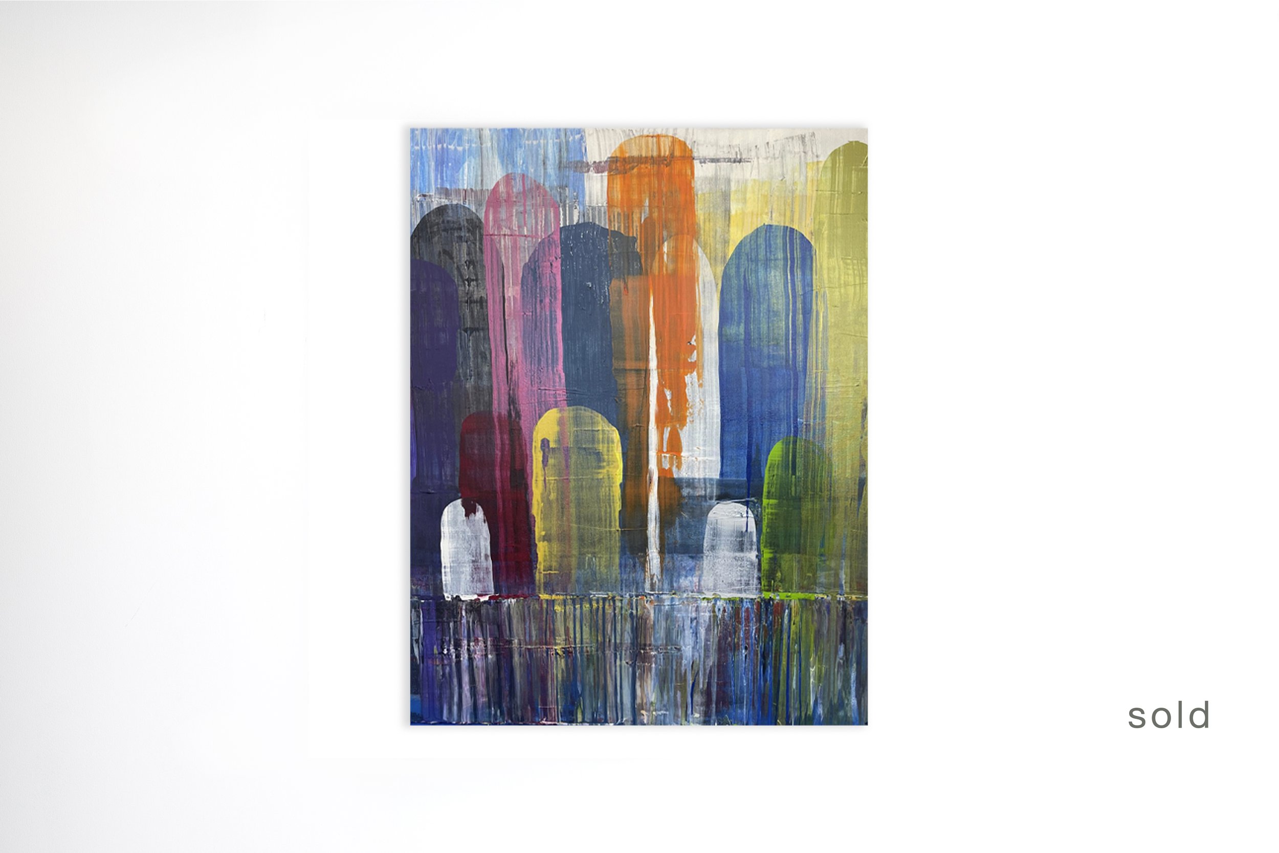 Bubble Balloon | Acrylic On Canvas | 60H x 48W x 1D