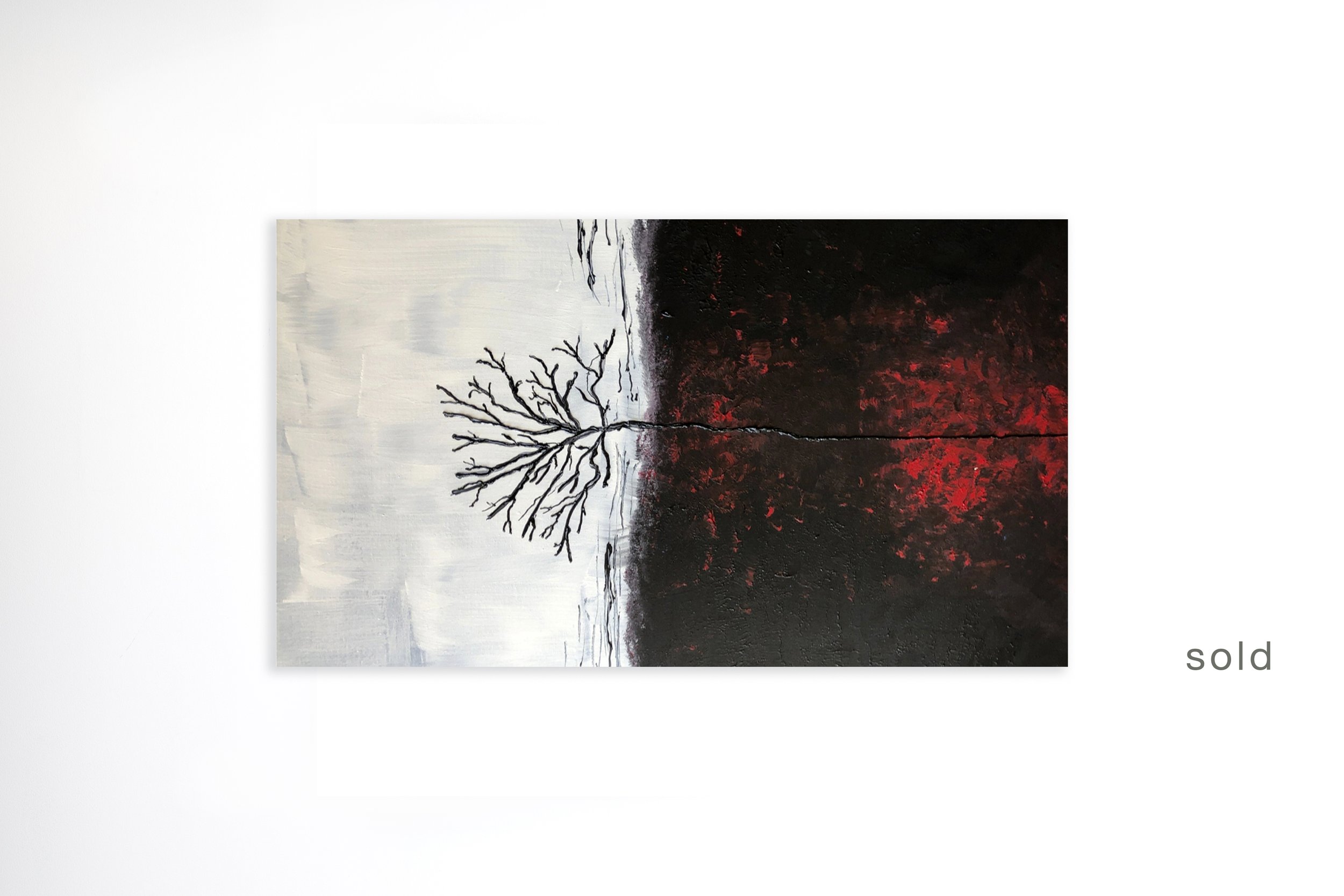 Canadian Winter | Acrylic On Canvas | 24W x 48H x 1D