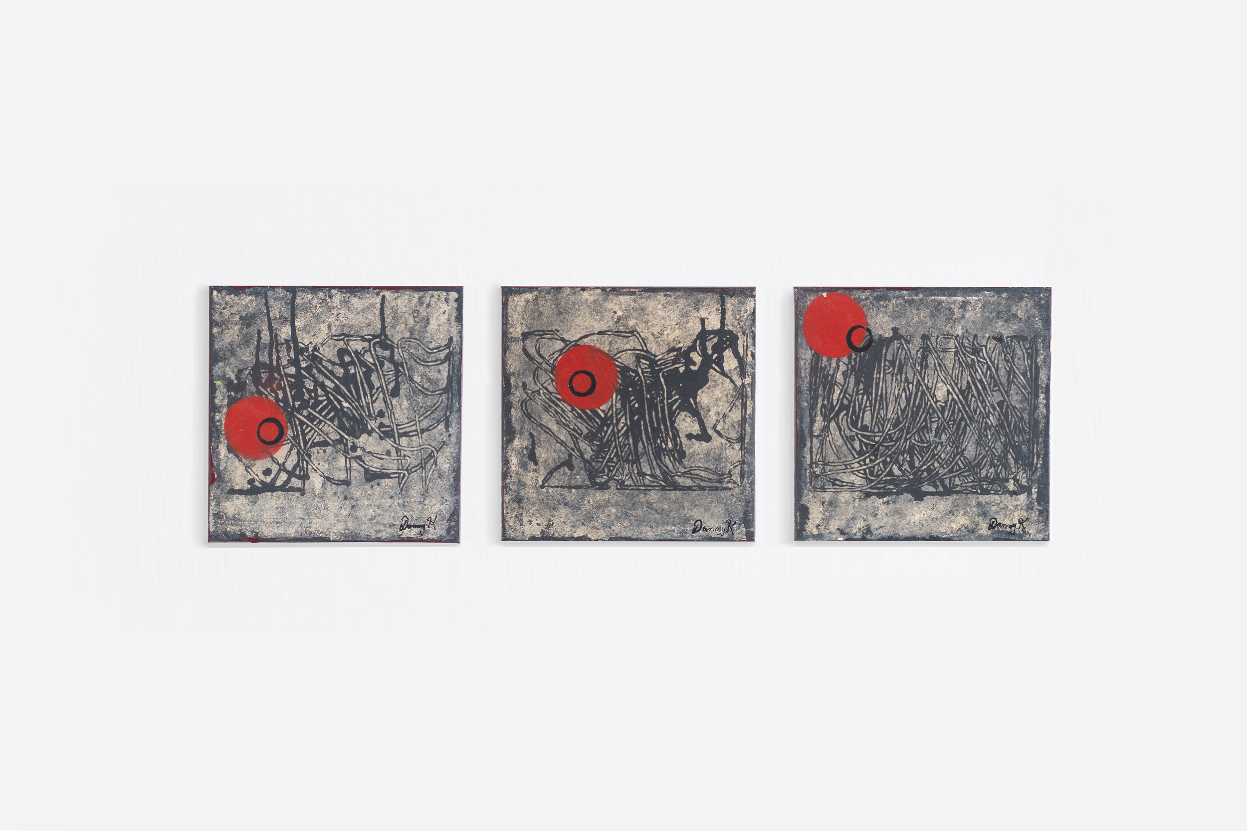Untitled | Acrylic On Canvas | Triptych | 1H x 1W Each | Available