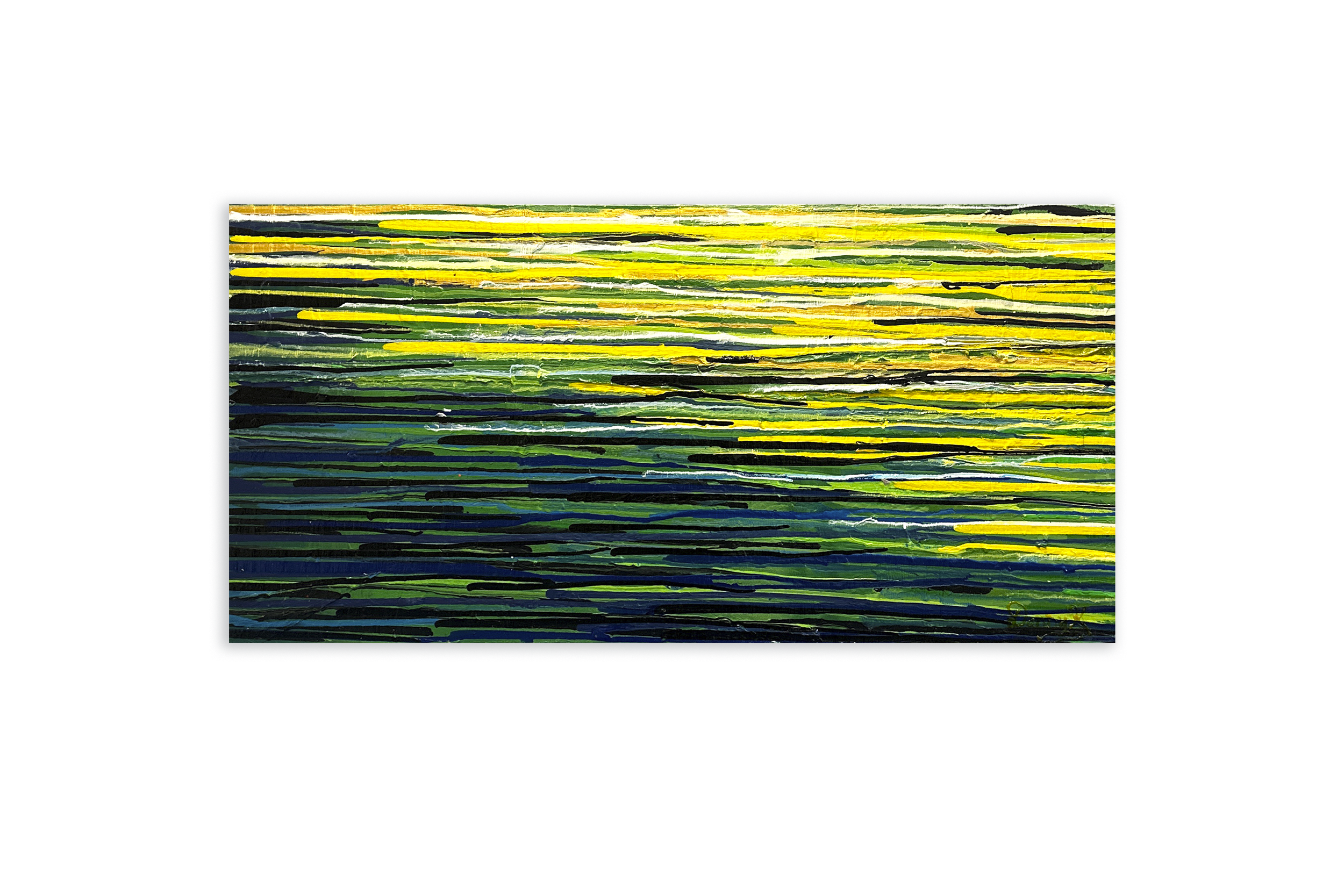 7-Up Explosion | Acrylic On Canvas | 48W x 24H x 1D | Available