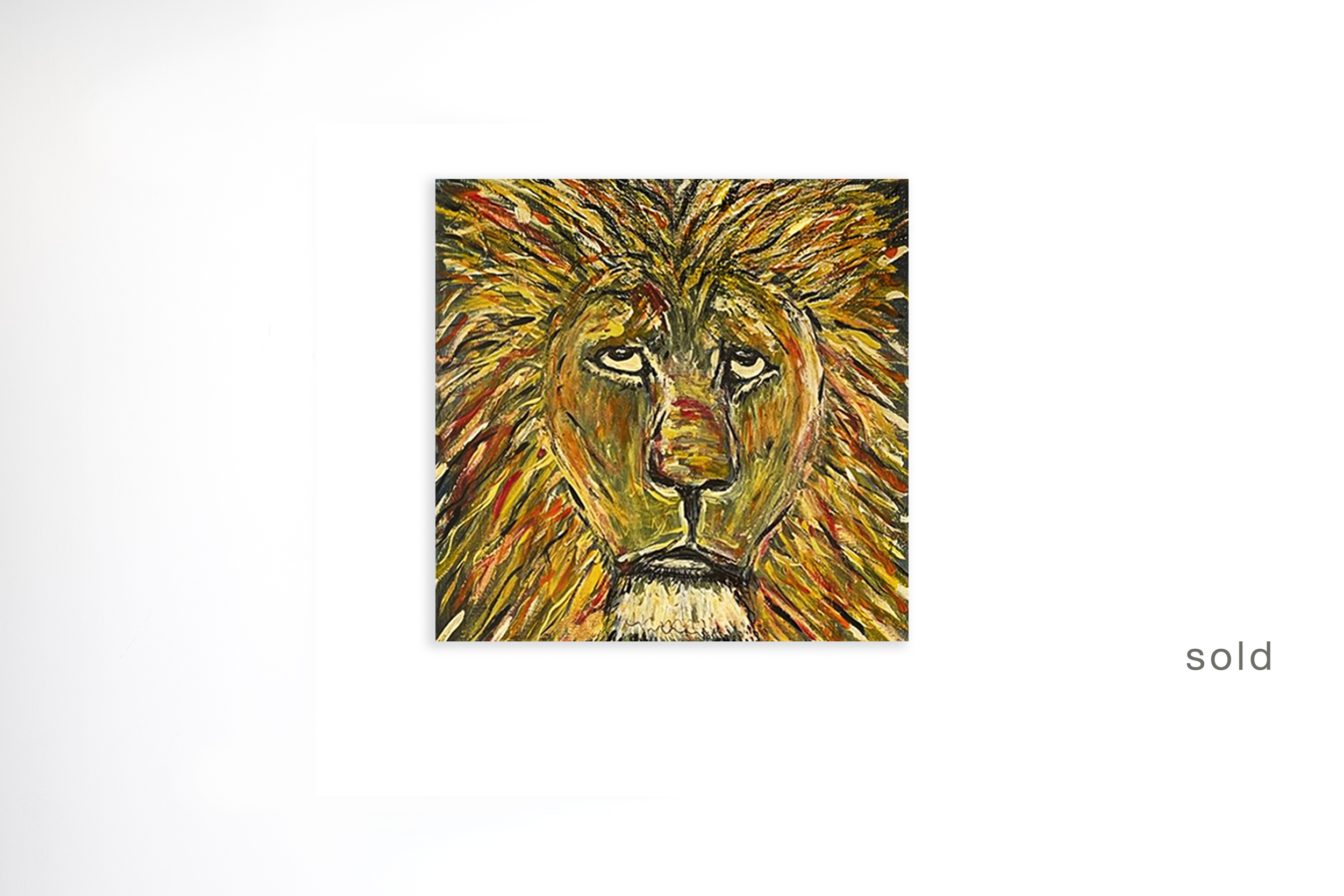 Raised By Lions | Acrylic On Canvas | 12W x 12H | Sold