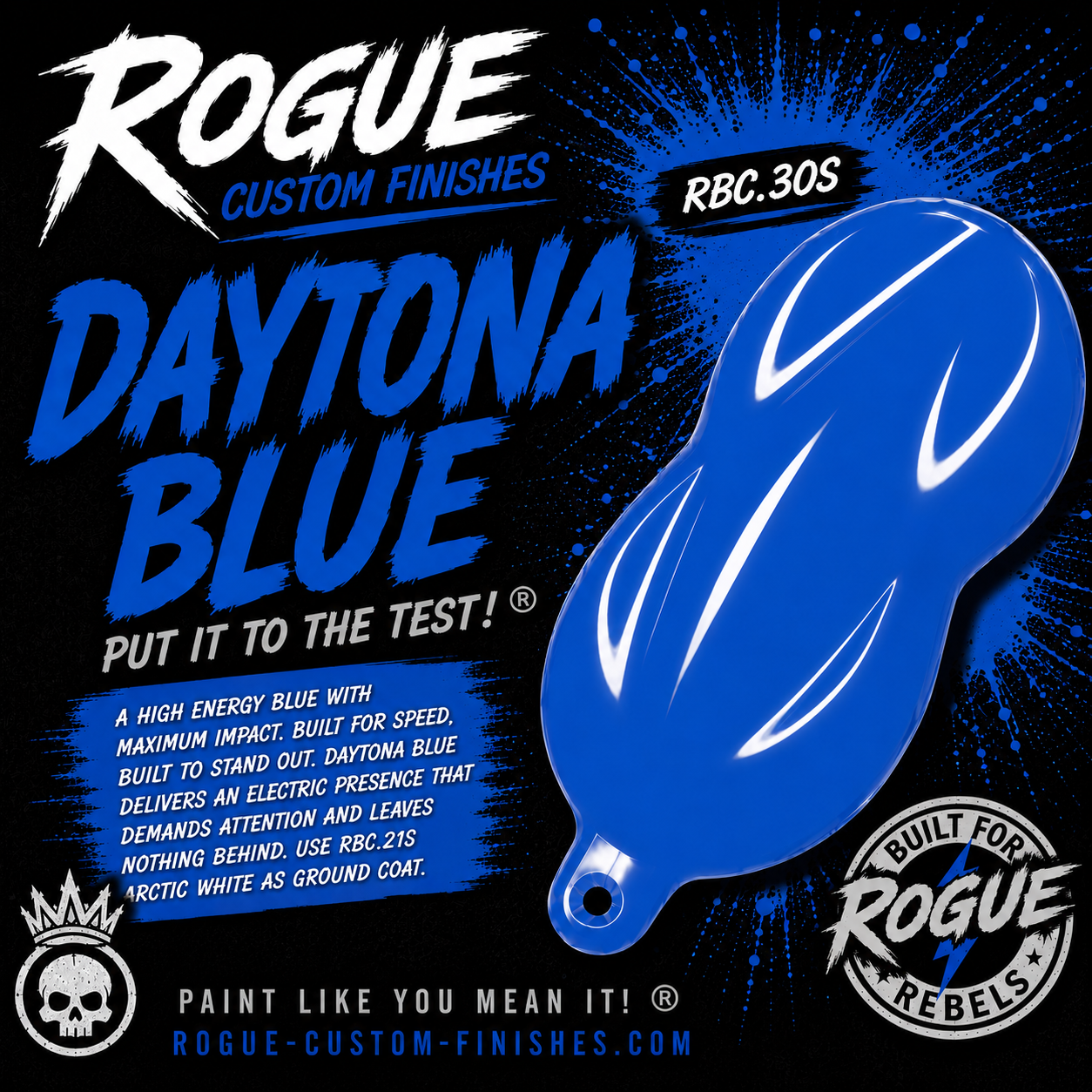 RBC.30S.Q Daytona Blue Basecoat