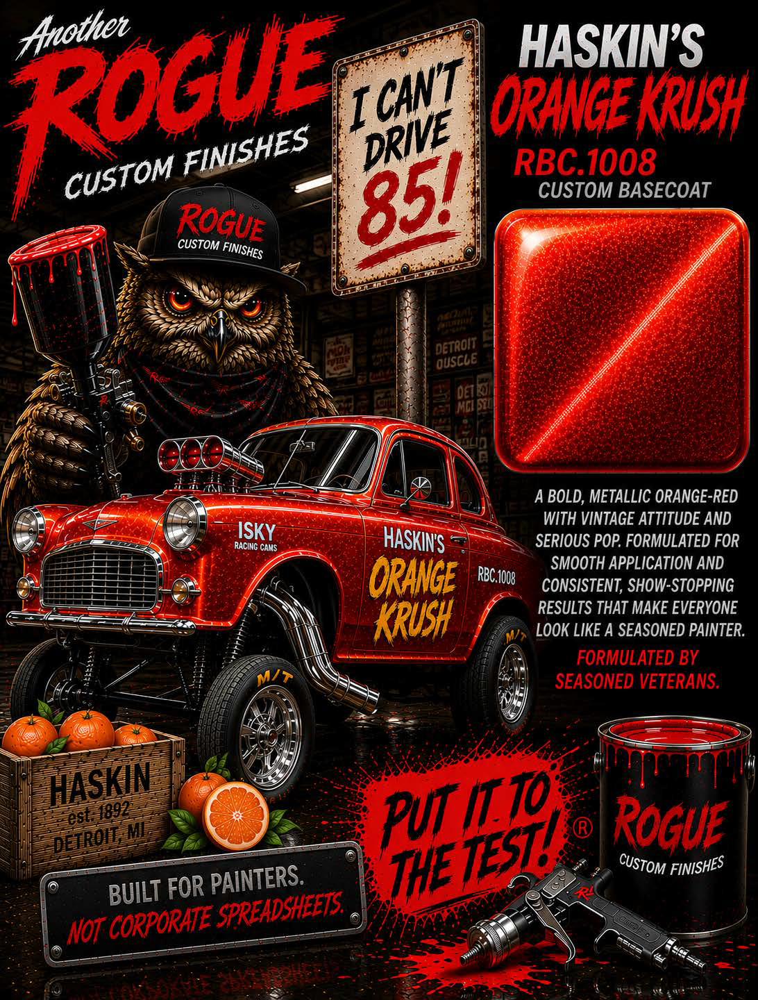 RBC.1008.G Haskin's Orange Krush Custom Color