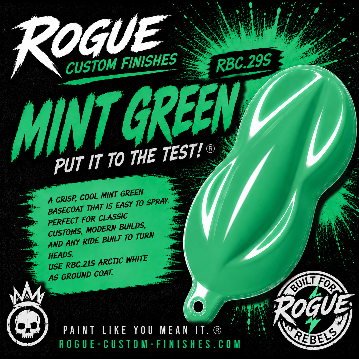 RBC.29S.Q Mint Green Basecoat