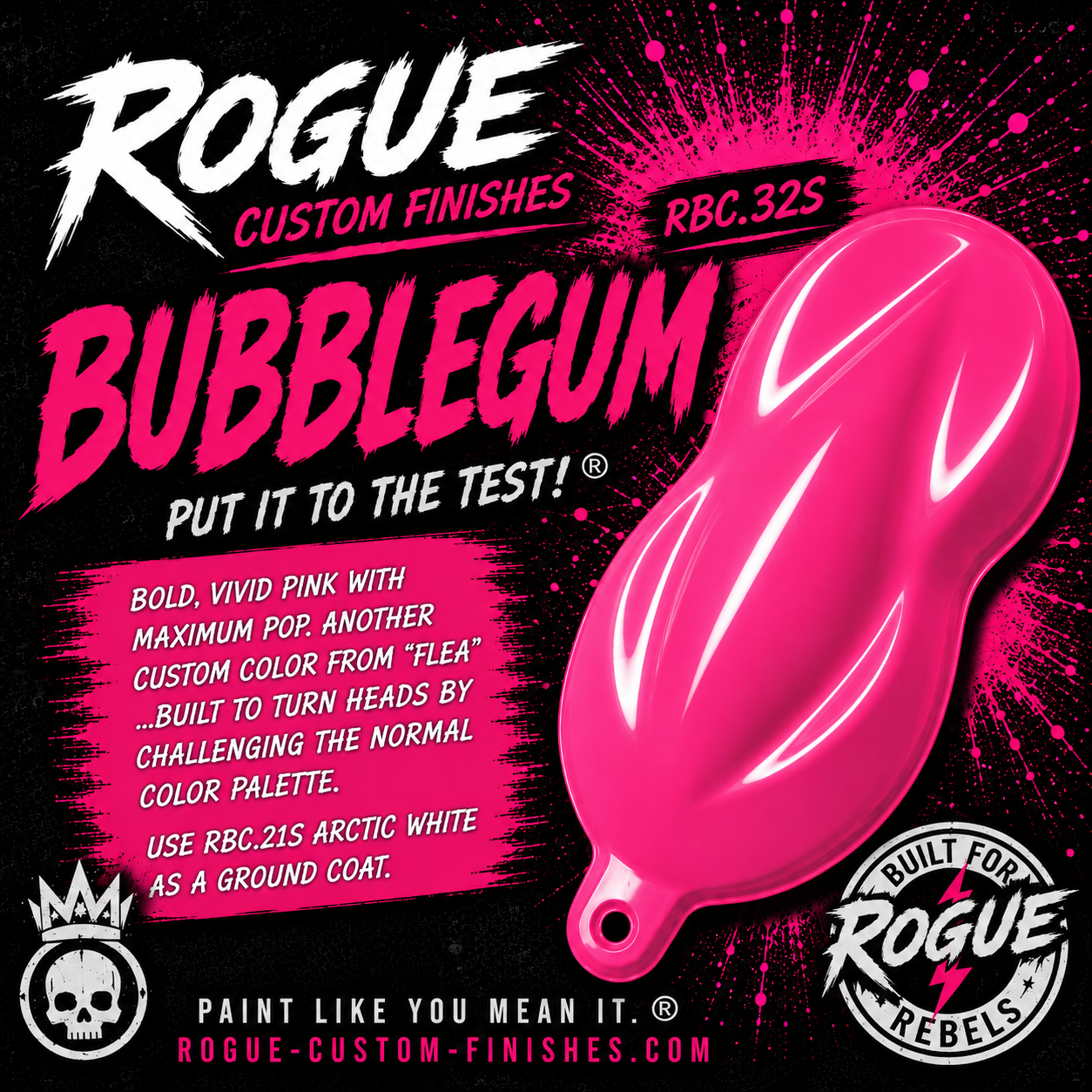 RBC.32S.Q Bubblegum Basecoat