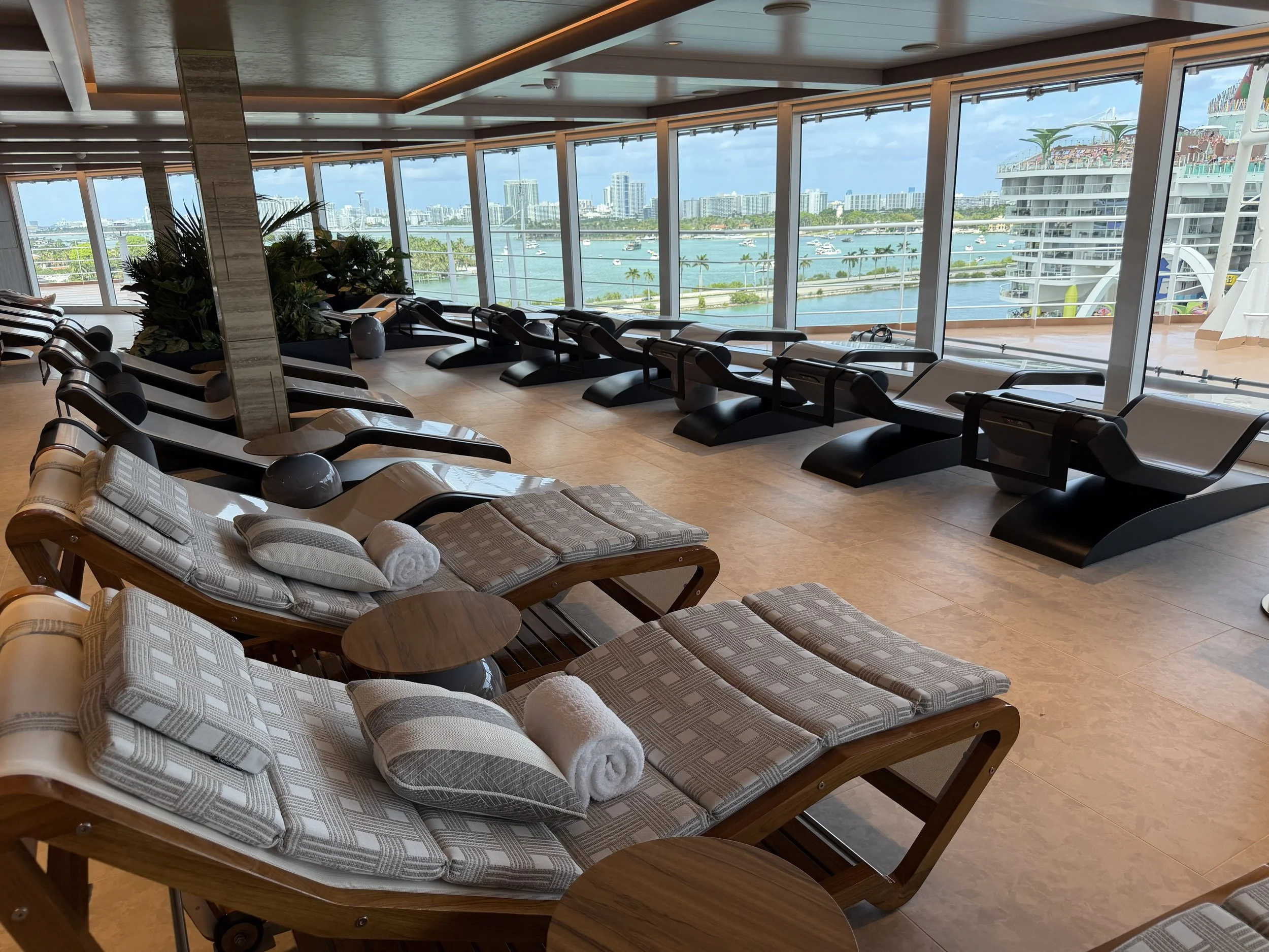 The Relaxation Room onboard Norwegian Luna, © Fraser at Sea