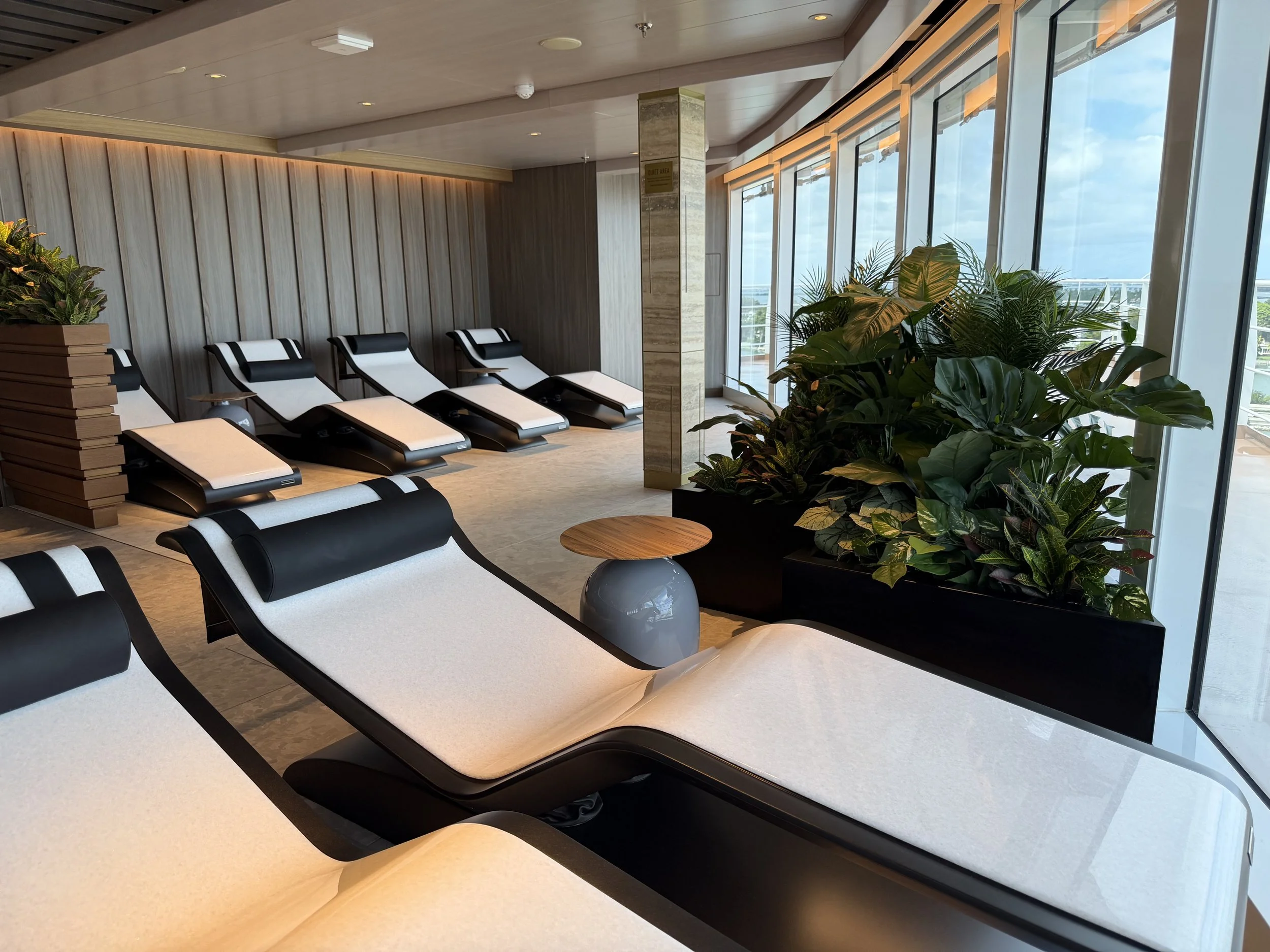 The Relaxation Room onboard Norwegian Luna, © Fraser at Sea